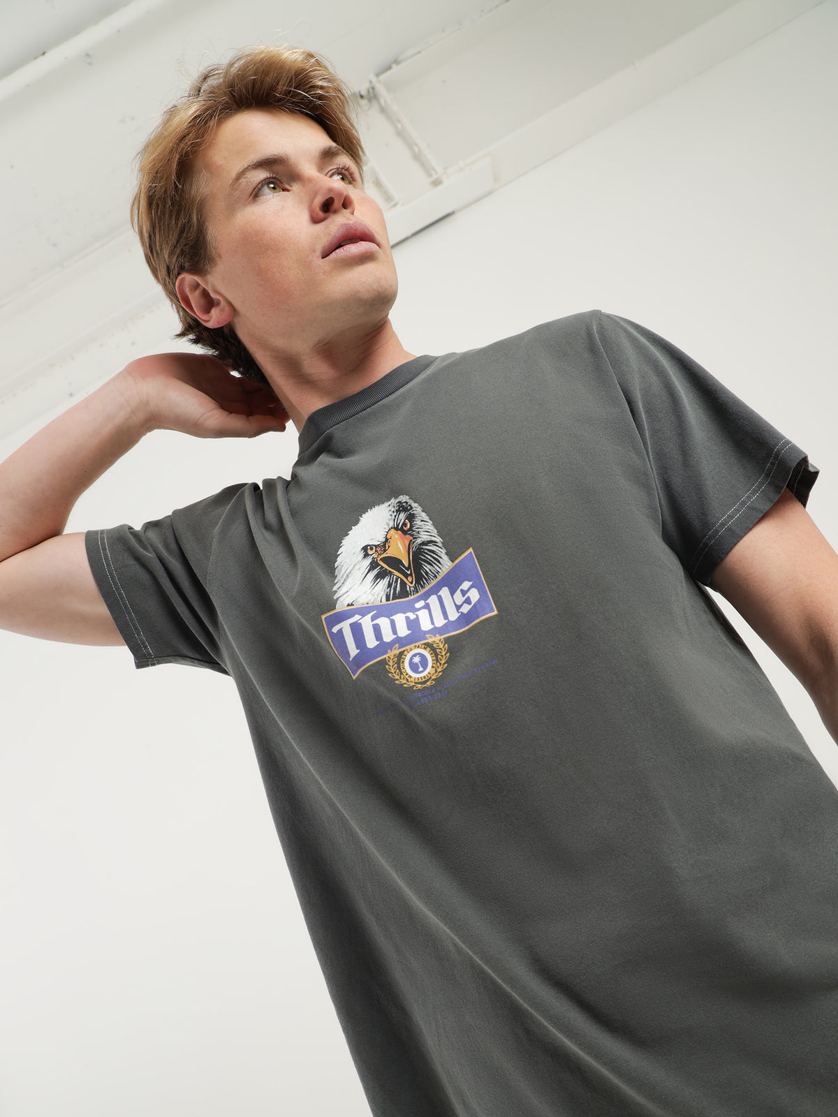 Thrills Rise Above Merch Fit T-Shirt | Black