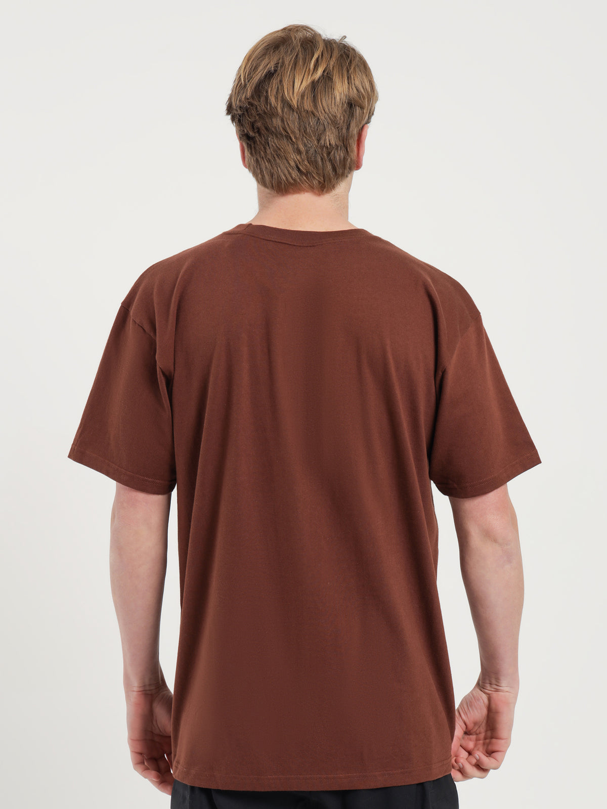 Short Sleeve Heavyweight T-Shirt in Dark Brown