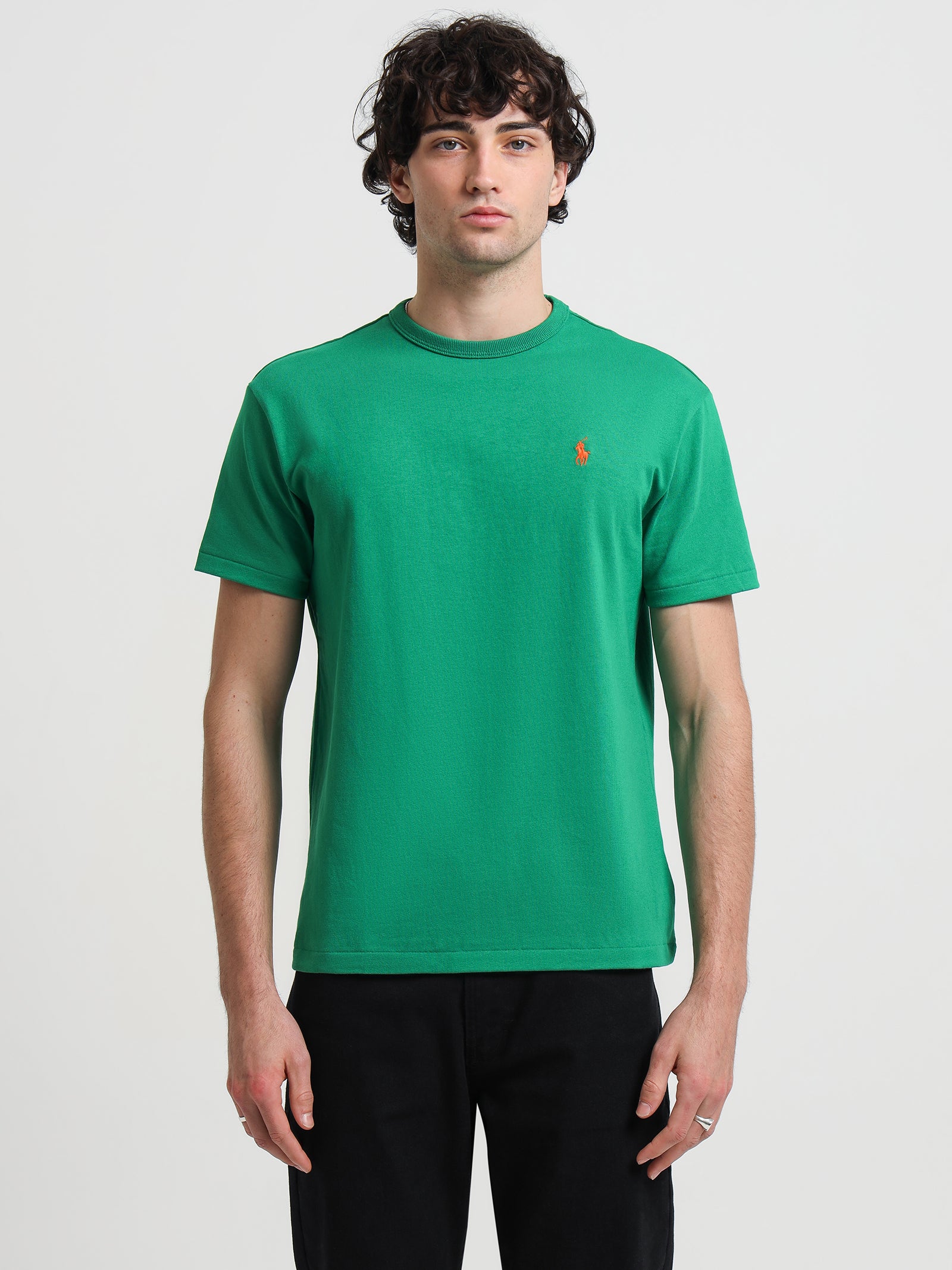 Classic Fit Jersey Crew Neck T-Shirt