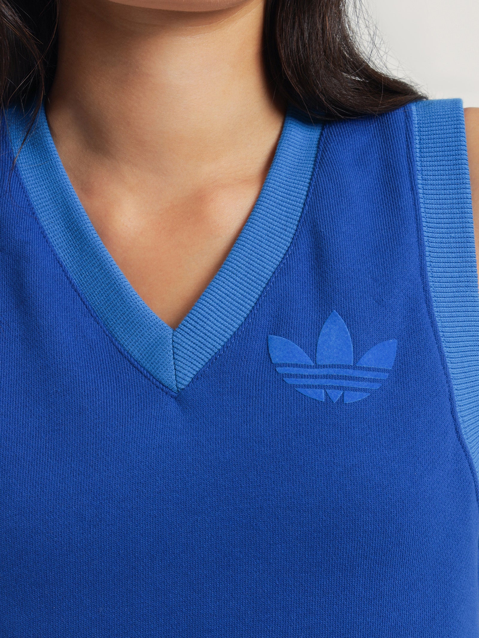 ADICOLOR 70s Heritage Now Sweater Vest in Royal Blue