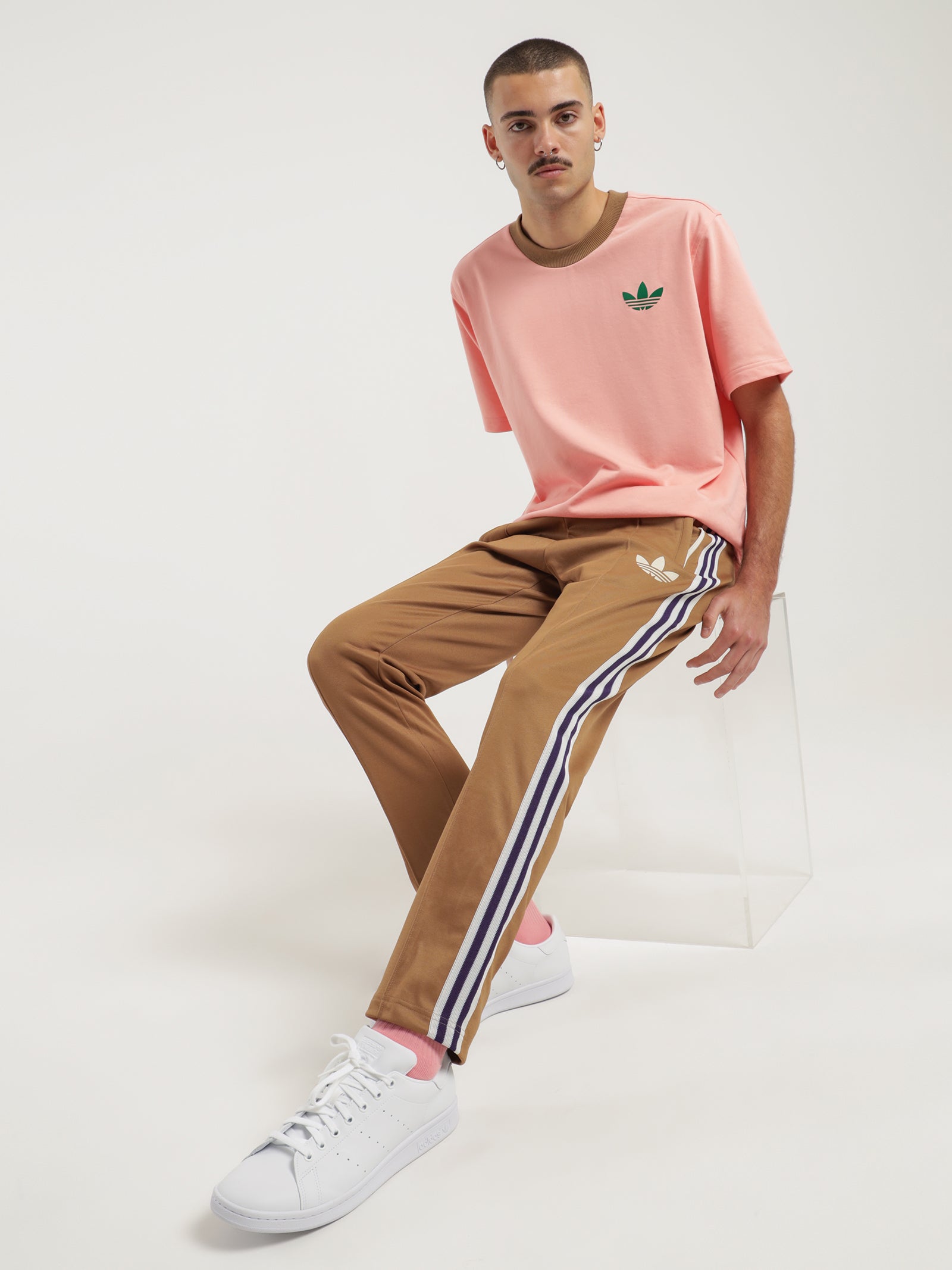 Mens 70s Tracksuit Adidas Originals Adicolor 70s Mens Brown Adidas