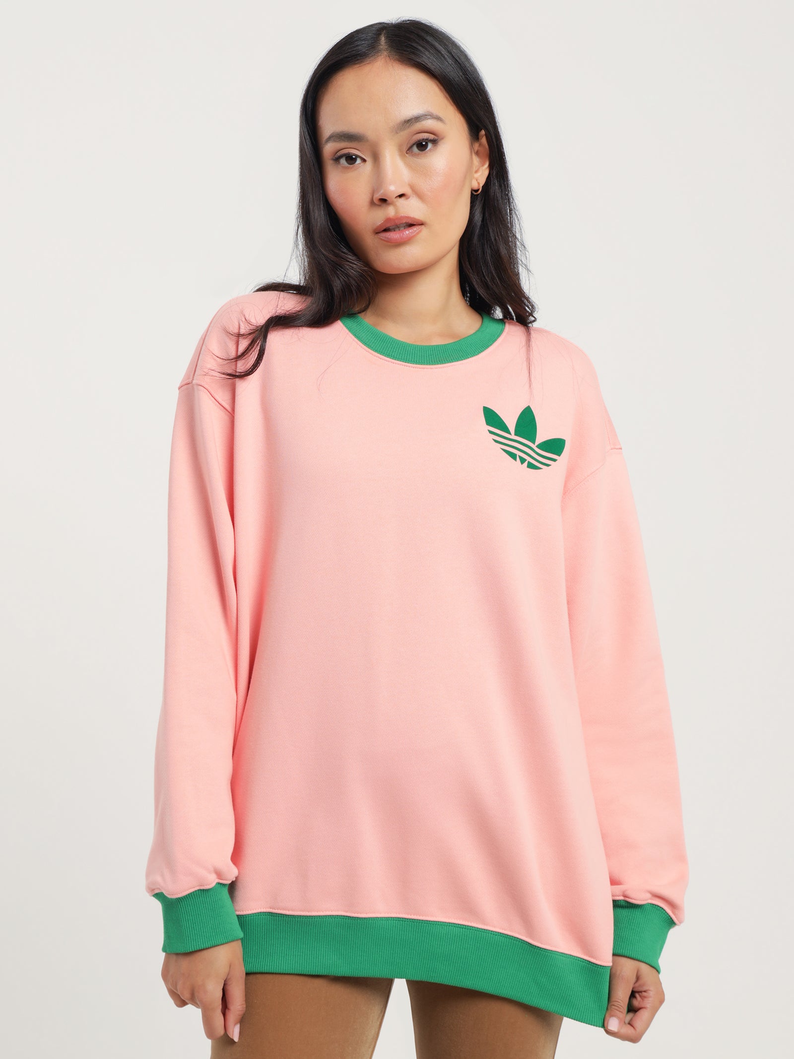 Adidas ADICOLOR 70s Heritage Now Sweatshirt Pink