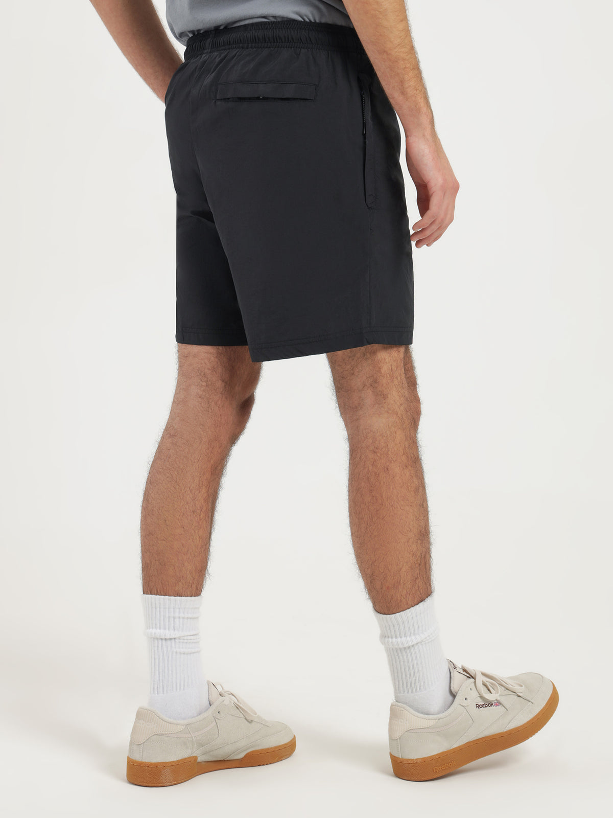 Nylon Shorts in Black