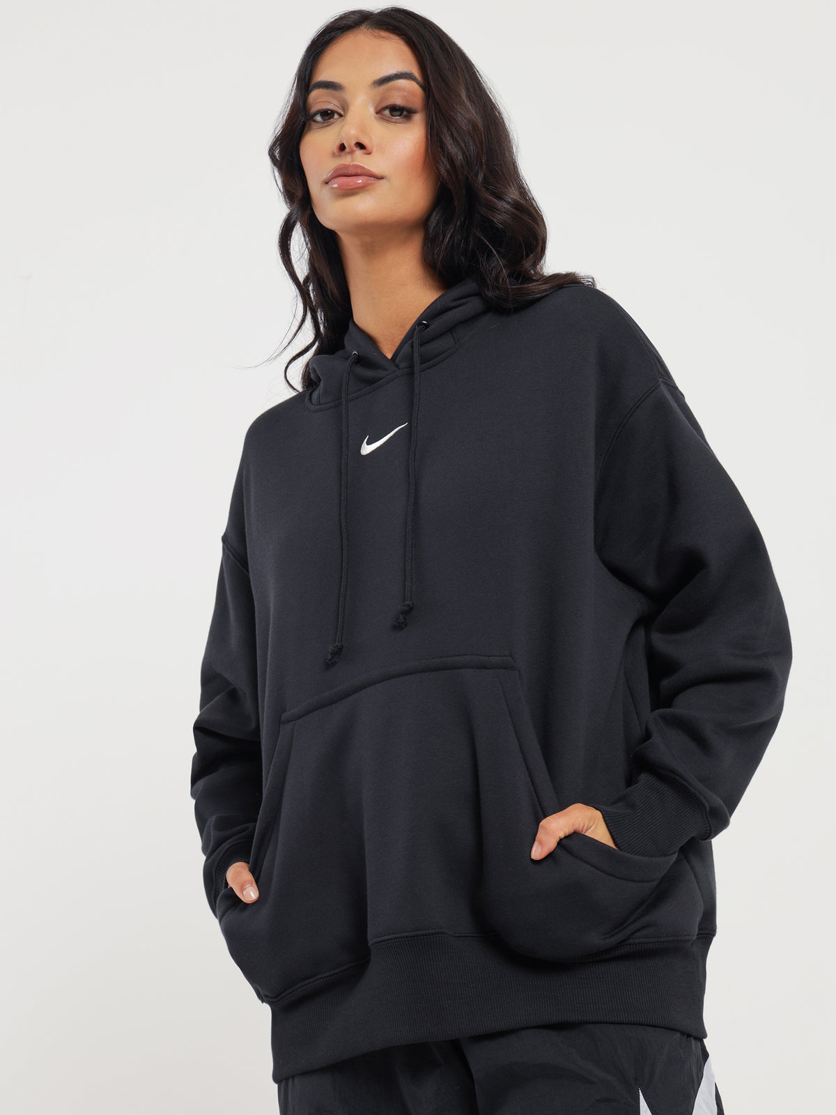 Nike Sportswear Phoenix Fleece Oversized Hoodie | Black