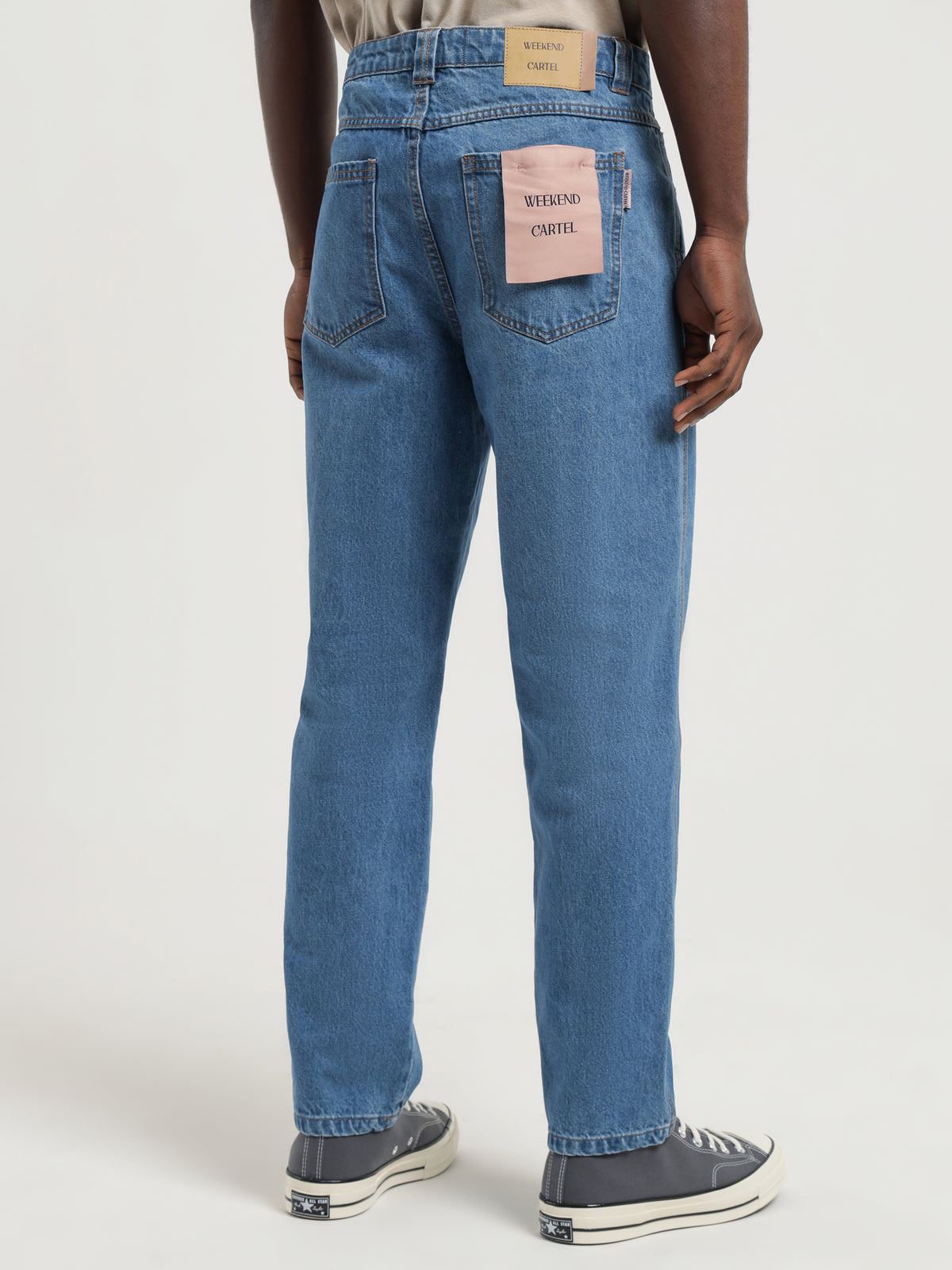 Chaos Straight Jeans in Retro Blue