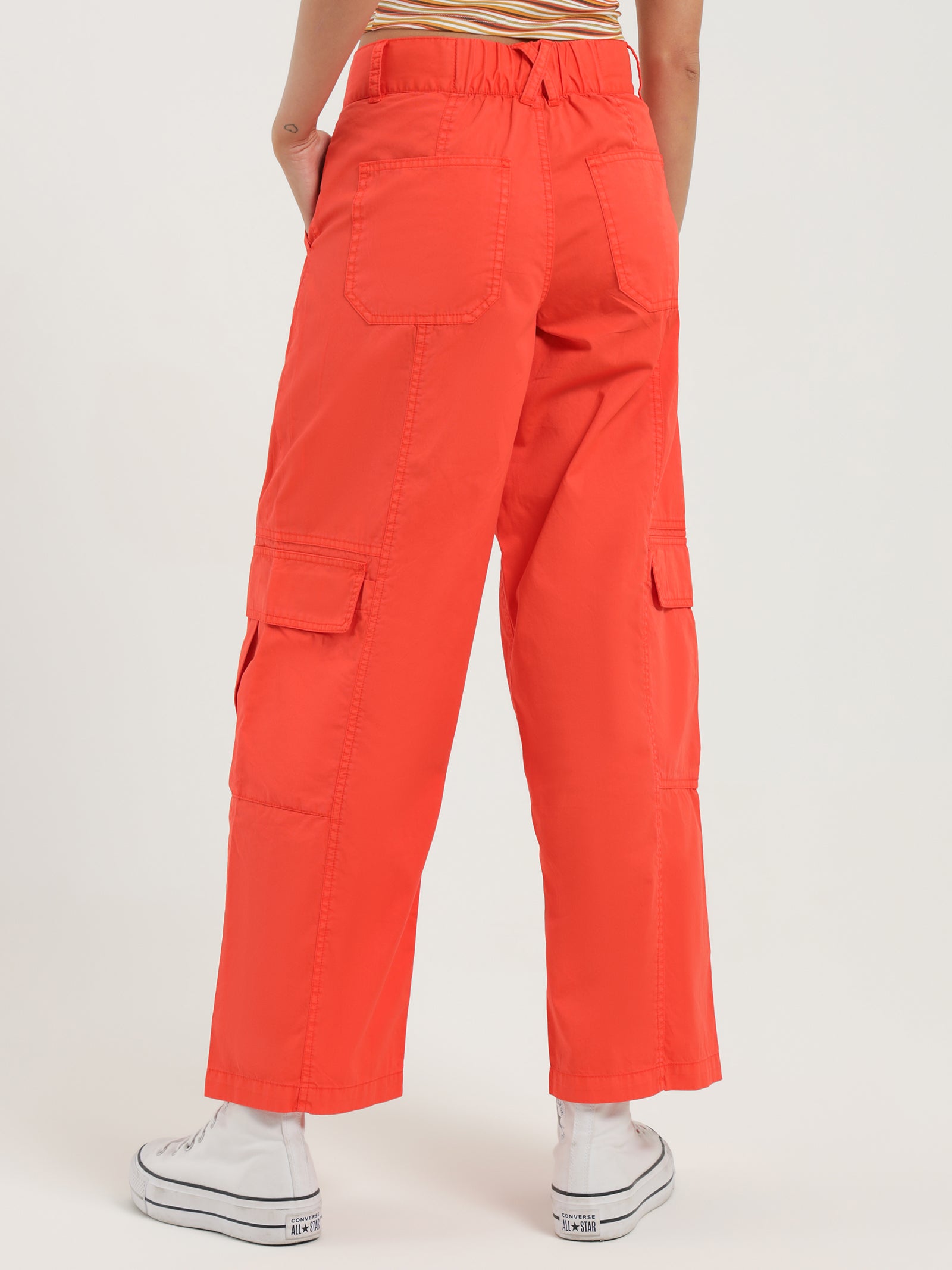 Made For Walking Cargo Pants in Blood Orange