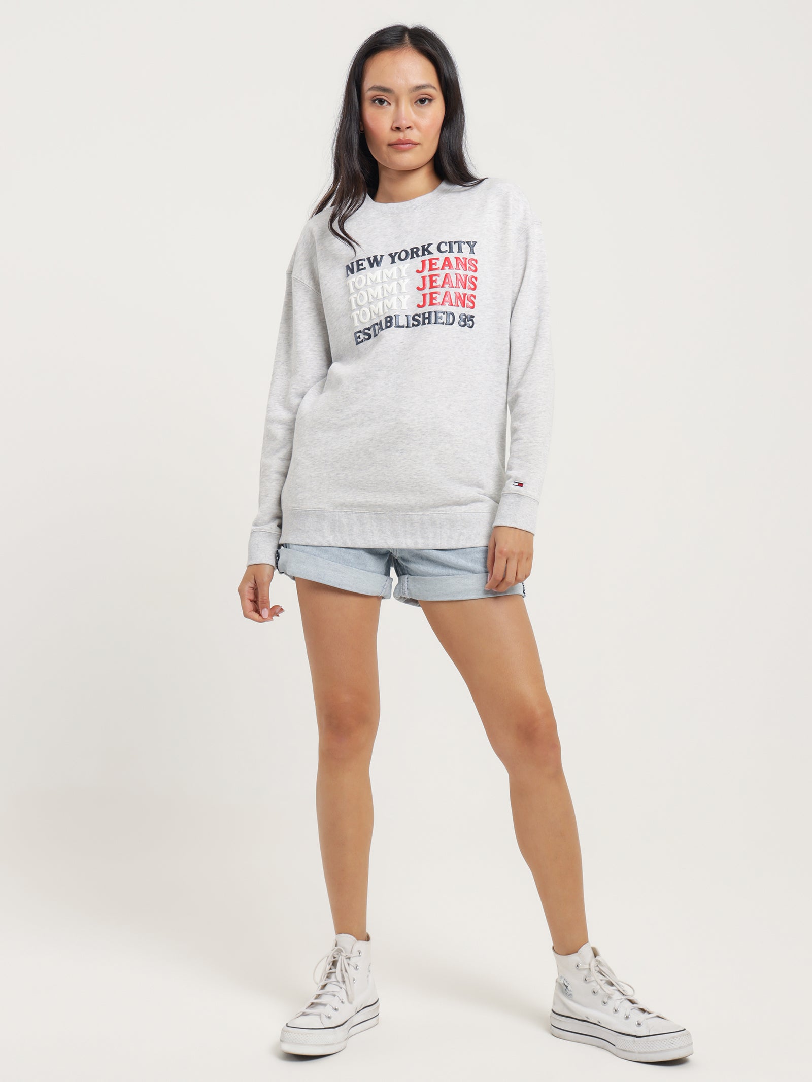Oversized Crew Sweatshirt