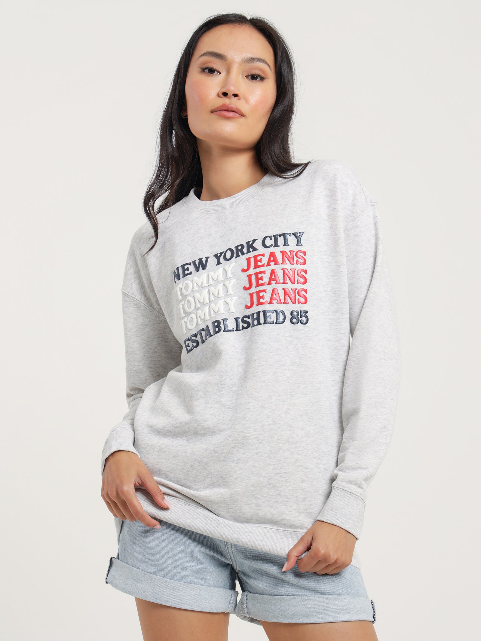 Oversized Crew Sweatshirt