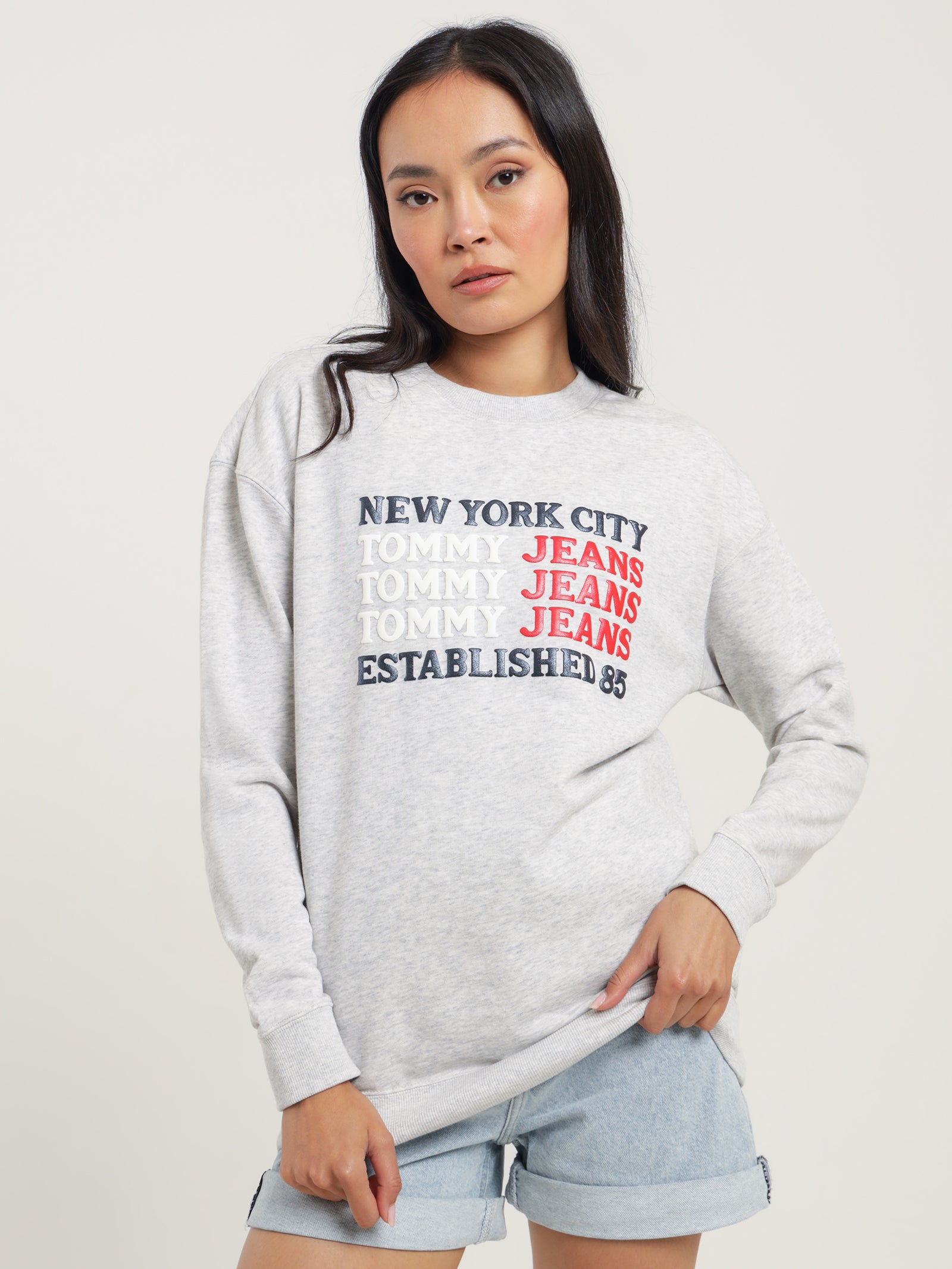 Oversized Crew Sweatshirt