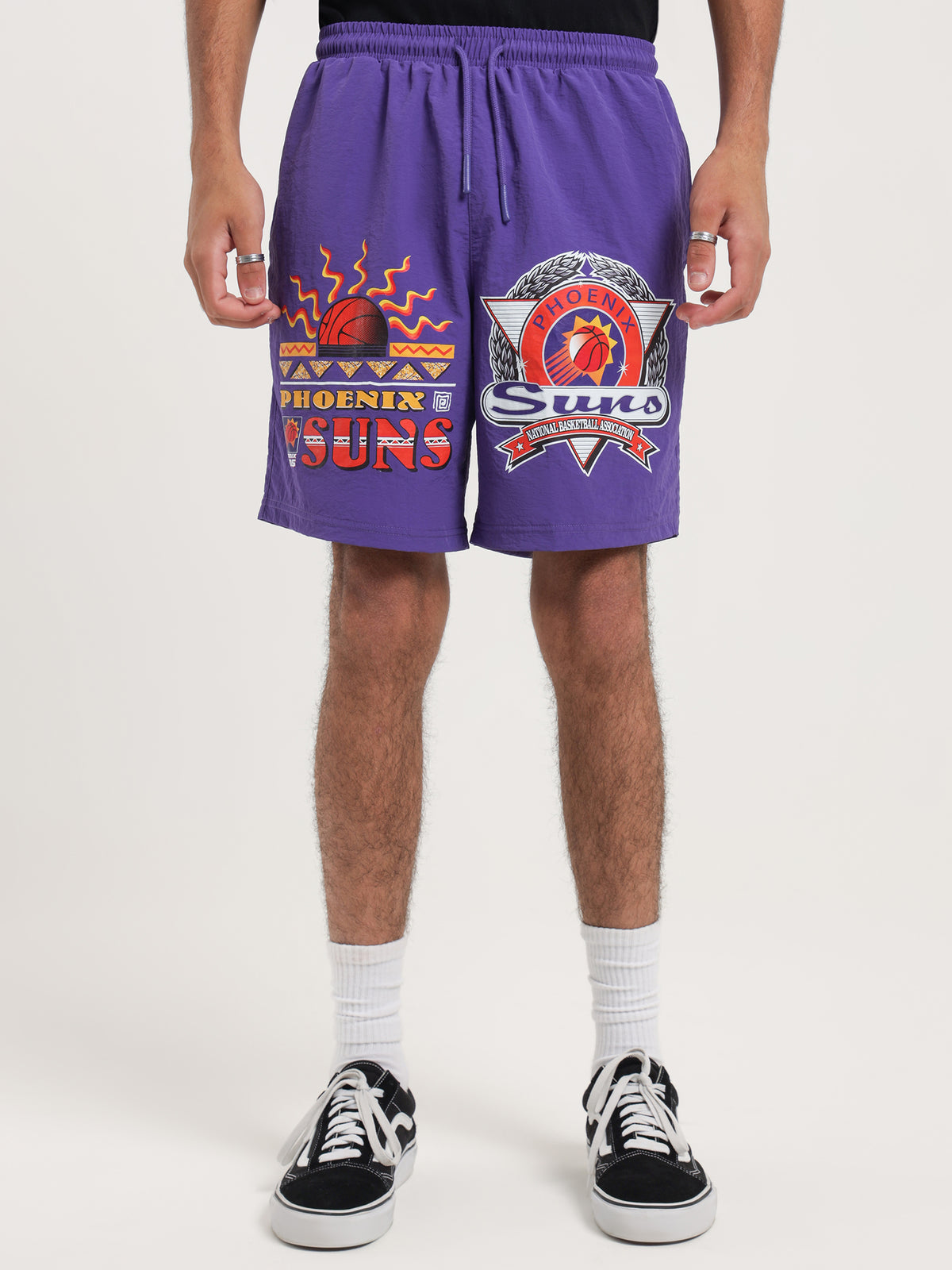 Sun Rays Shorts in Purple