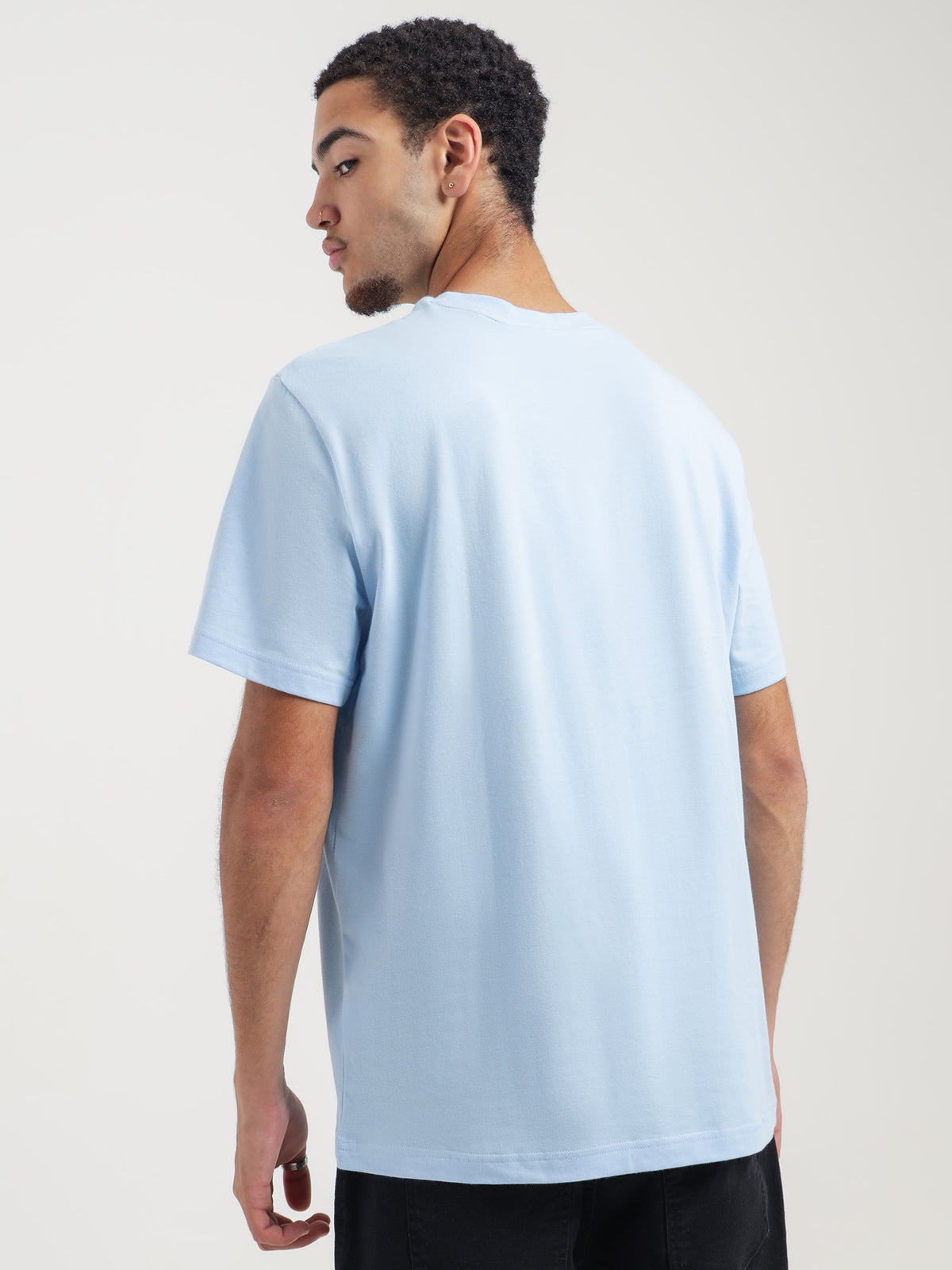 Soft Branding T-Shirt in Light Blue