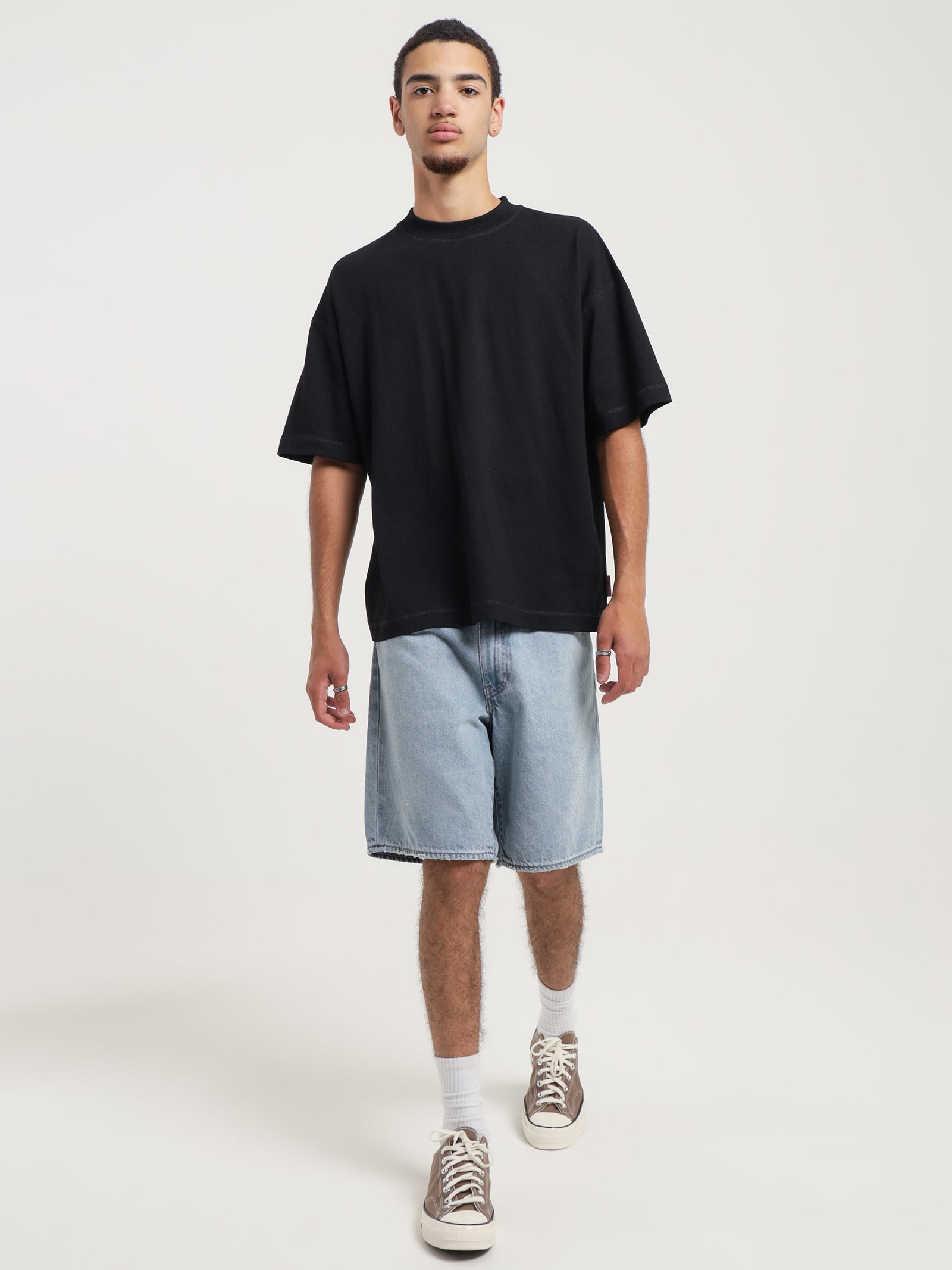 Levis Stay Baggy Shorts Light Blue | Glue Store