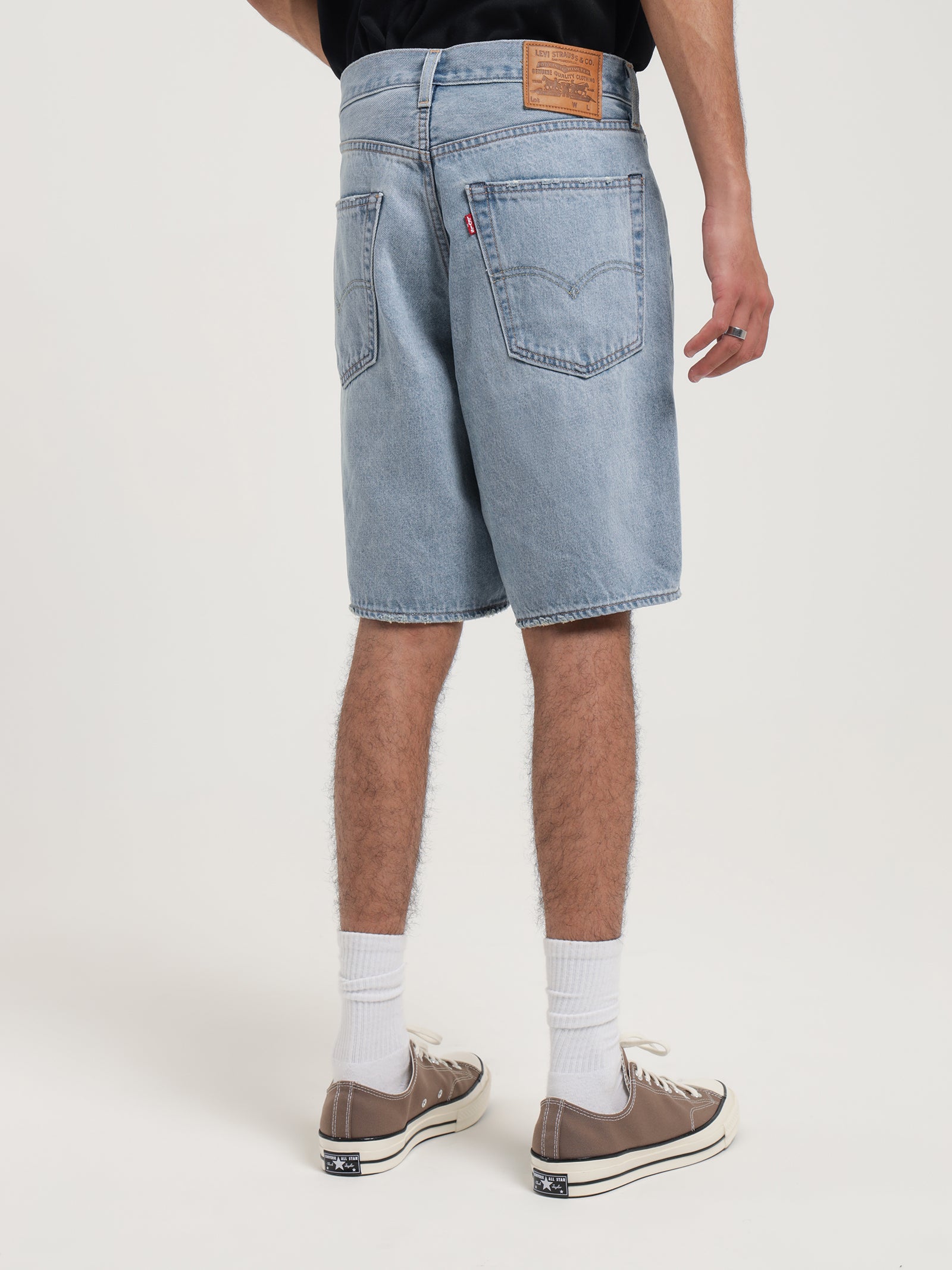 パンツ Baggy Denim Short Light Washed Indigo 34 Butter Goods Baggy Denim Shorts - Washed Indigo – Palm Isle