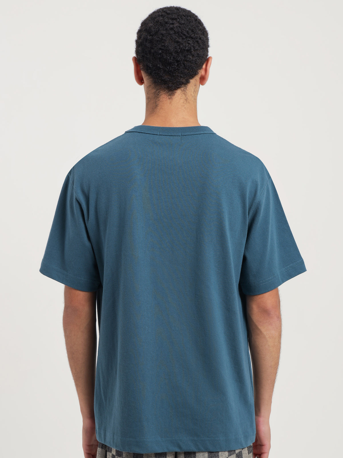 Heavyweight Crew T-Shirt in Pacific Blue