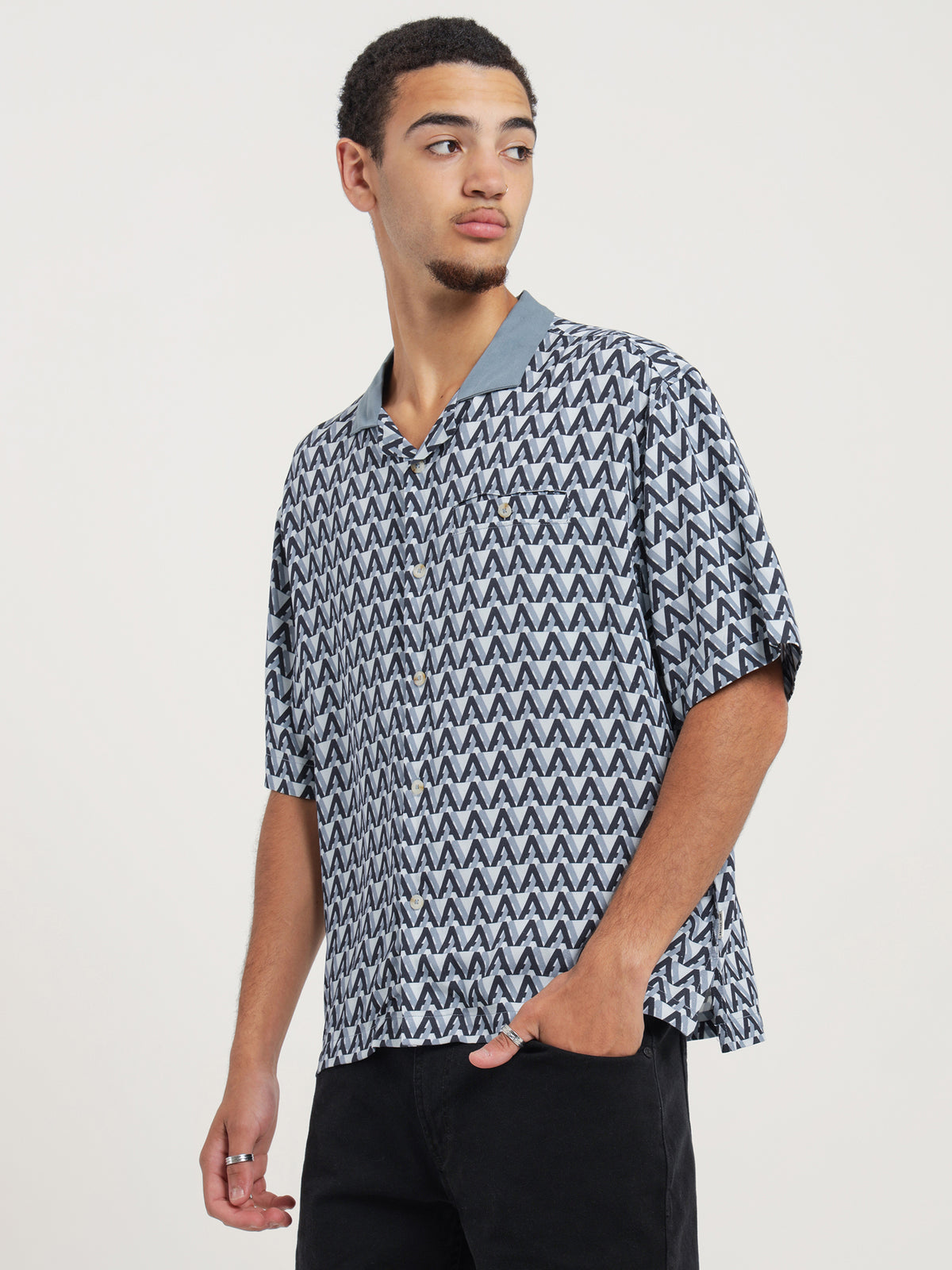Florian Shirt in Pacific Blue