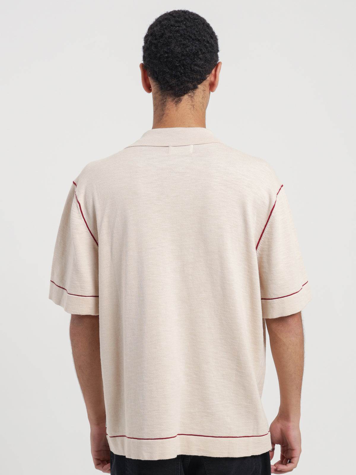 Albius Knit Shirt in Natural