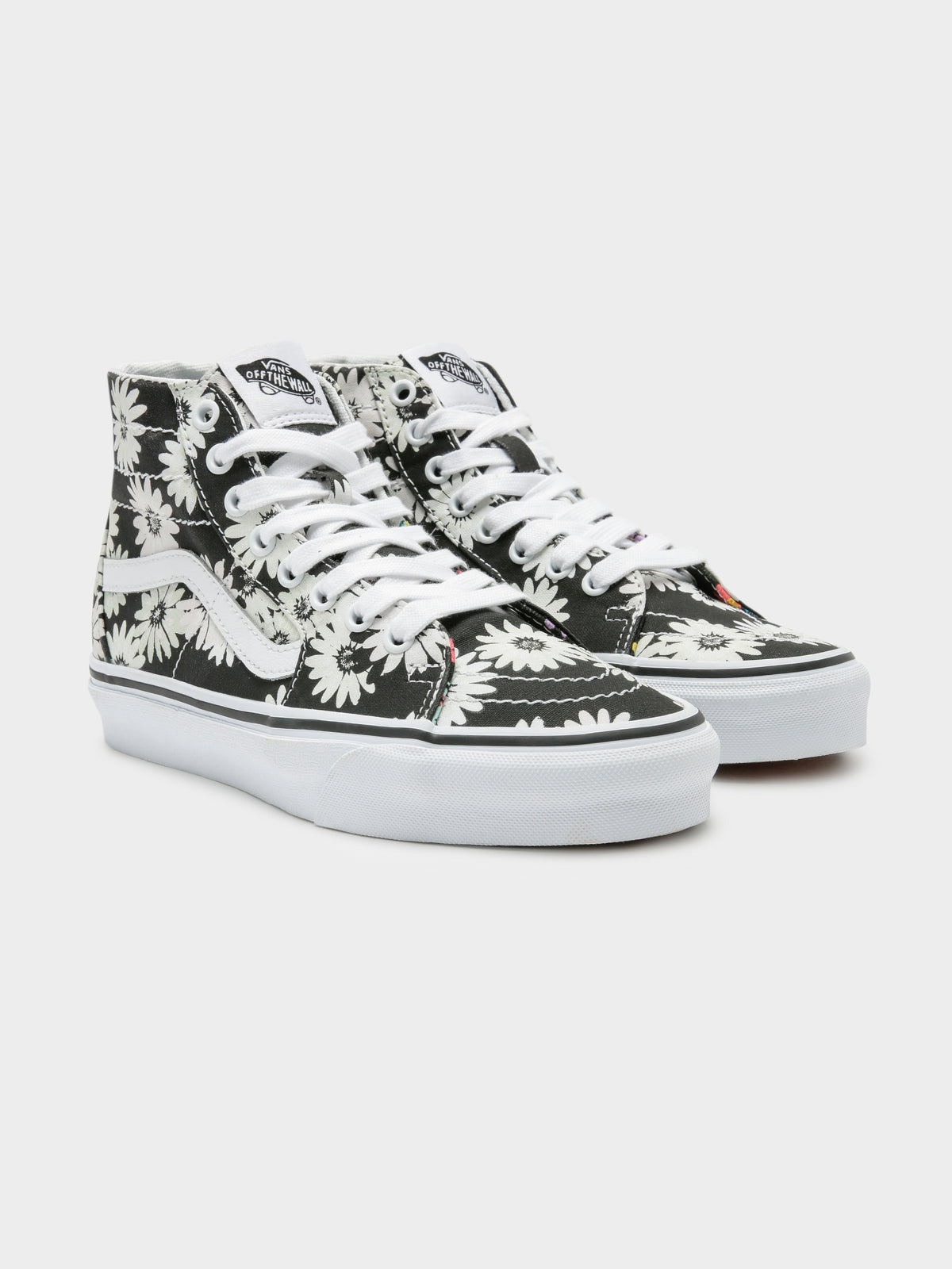 Womens Sk8 High Tapered Sneakers in Peace Floral