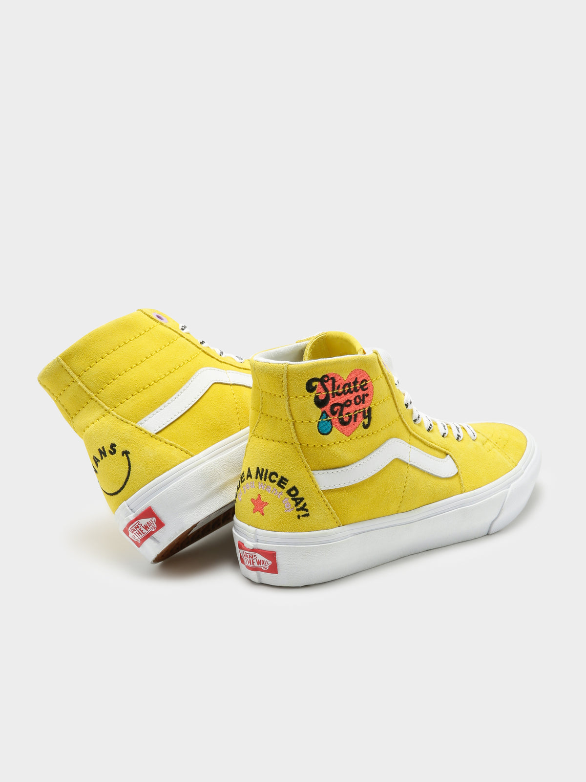 Unisex Sk8-Hi Tapered Sneakers in Radically Happy Yellow