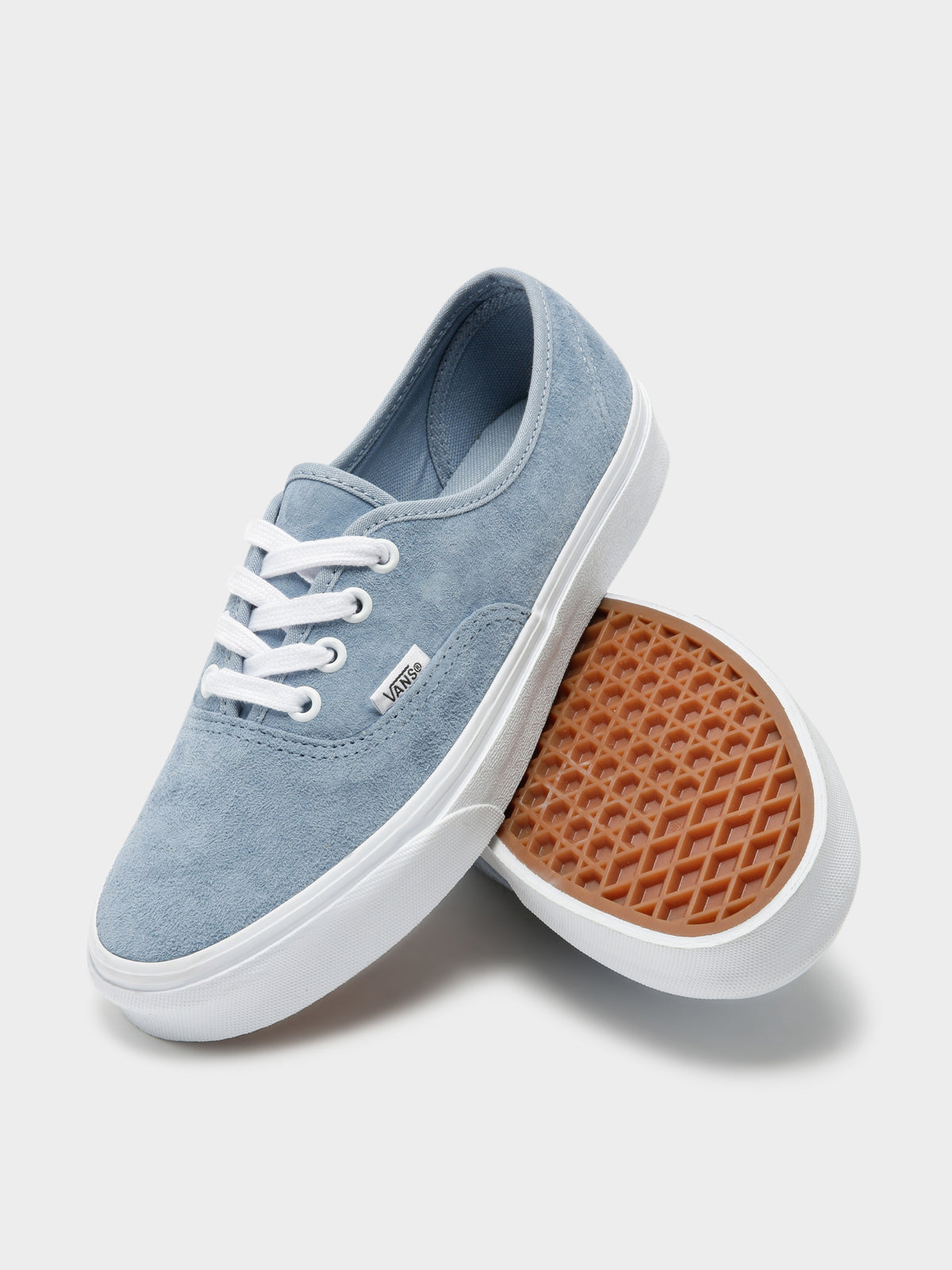 Unisex Authentic Pig Suede Sneakers in Ashley Blue