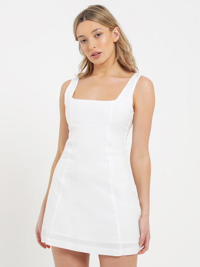 Phoenix Mini Dress in White