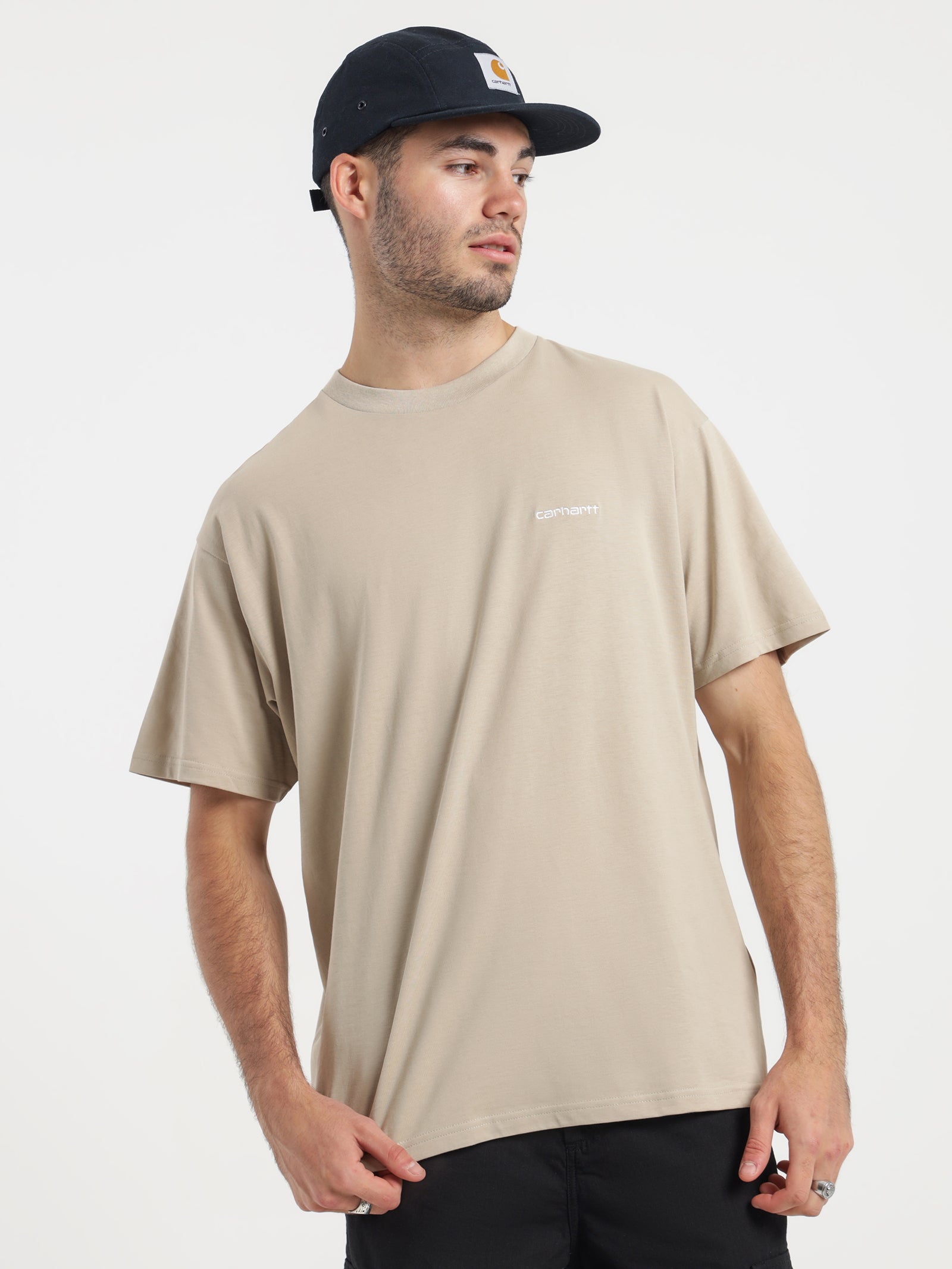 Script Embroidery T-Shirt