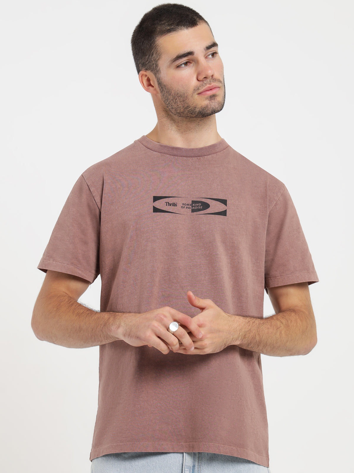 Thrills Paradise Code T-Shirt | Rose