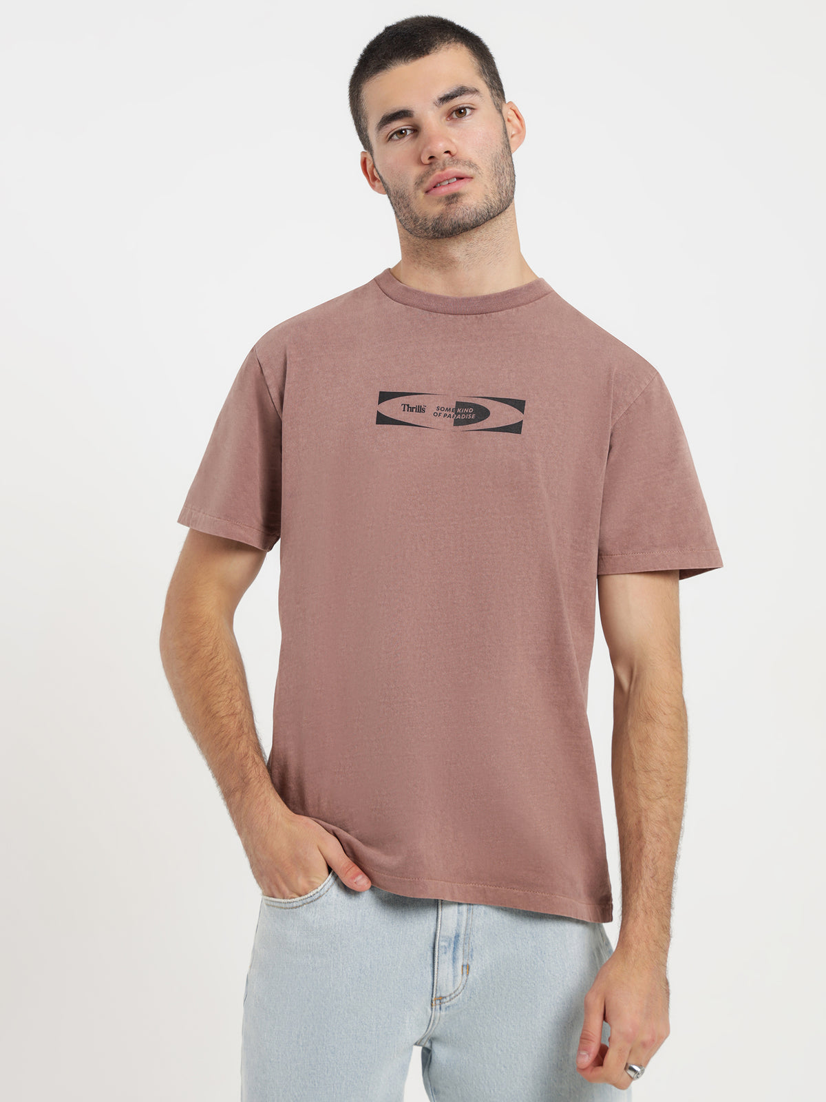 Thrills Paradise Code T-Shirt | Rose