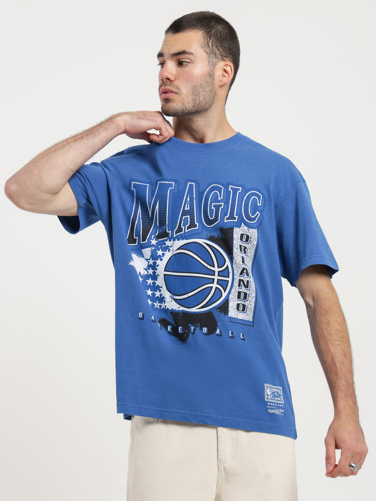 Brush Off Orlando Magic T-Shirt in Faded Blue