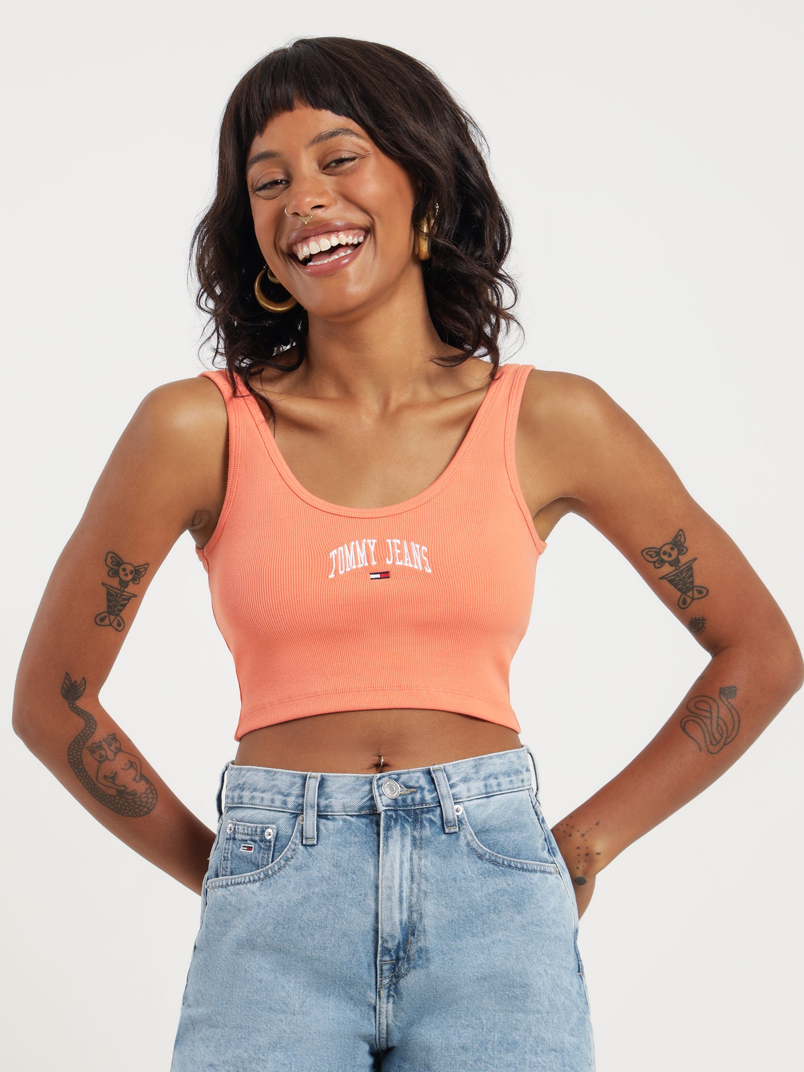 Collegiate Rib Tank Top