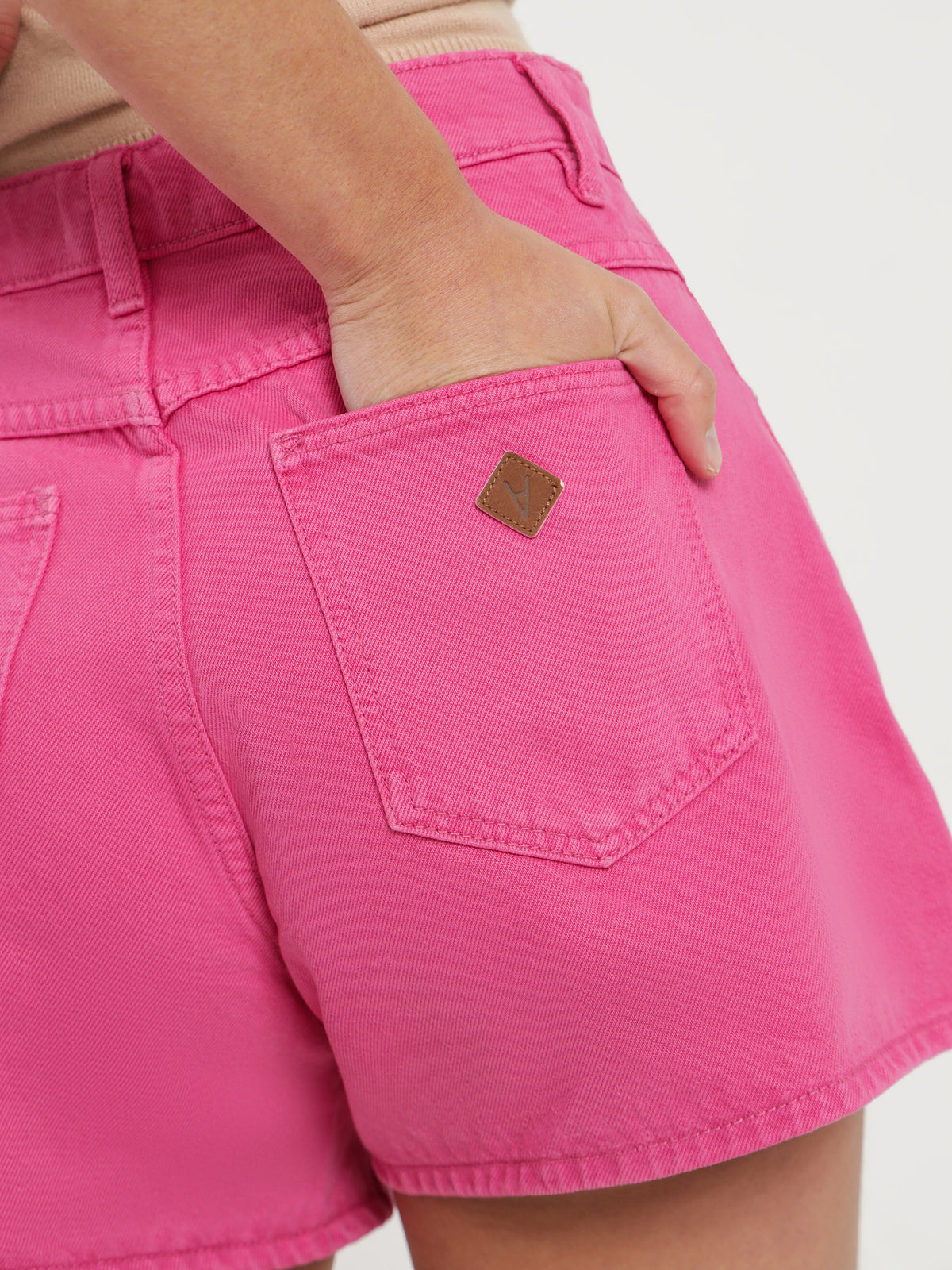 A Venice Shorts in Super Pink
