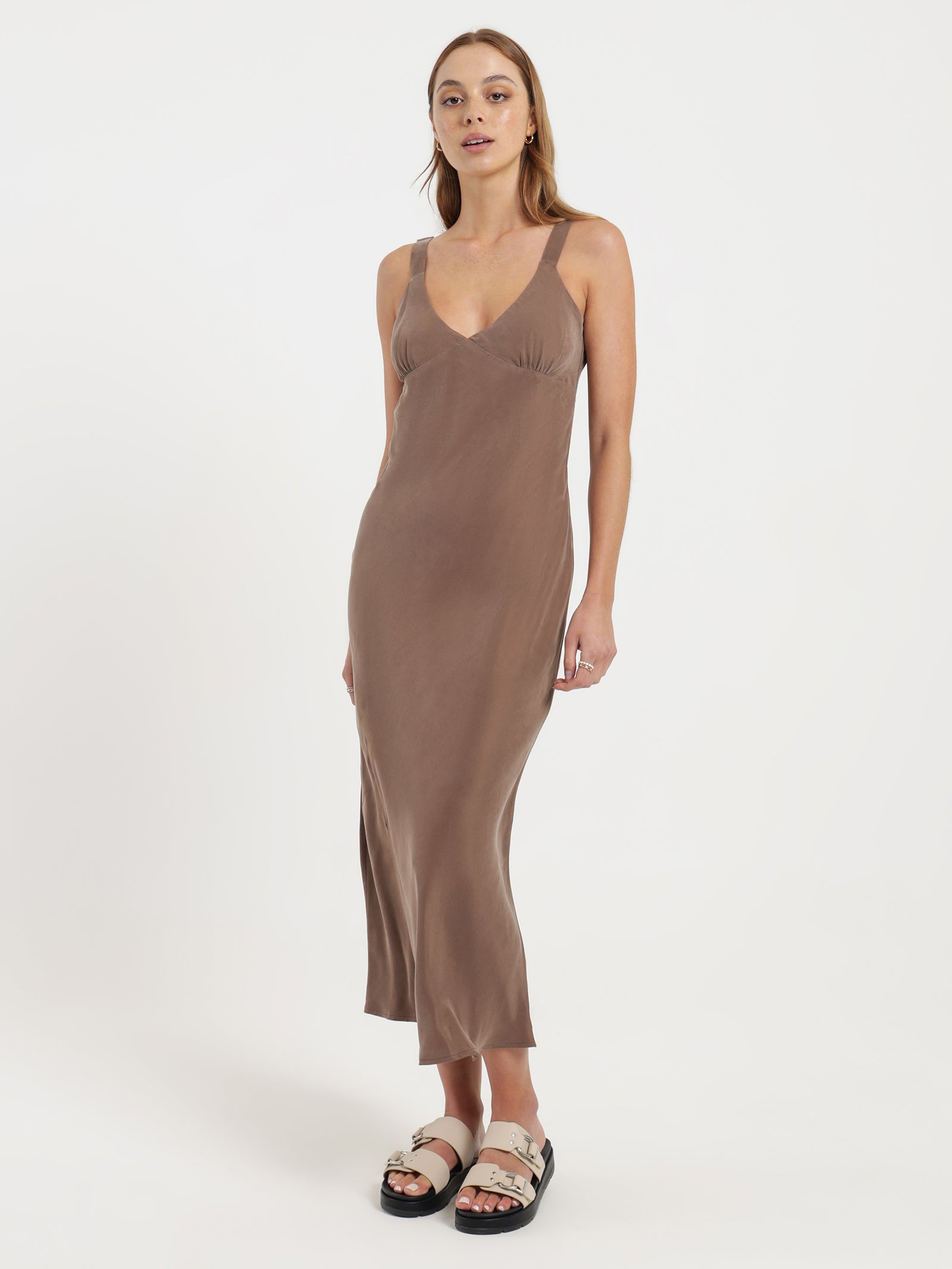 Arianne Cupro Slip Dress