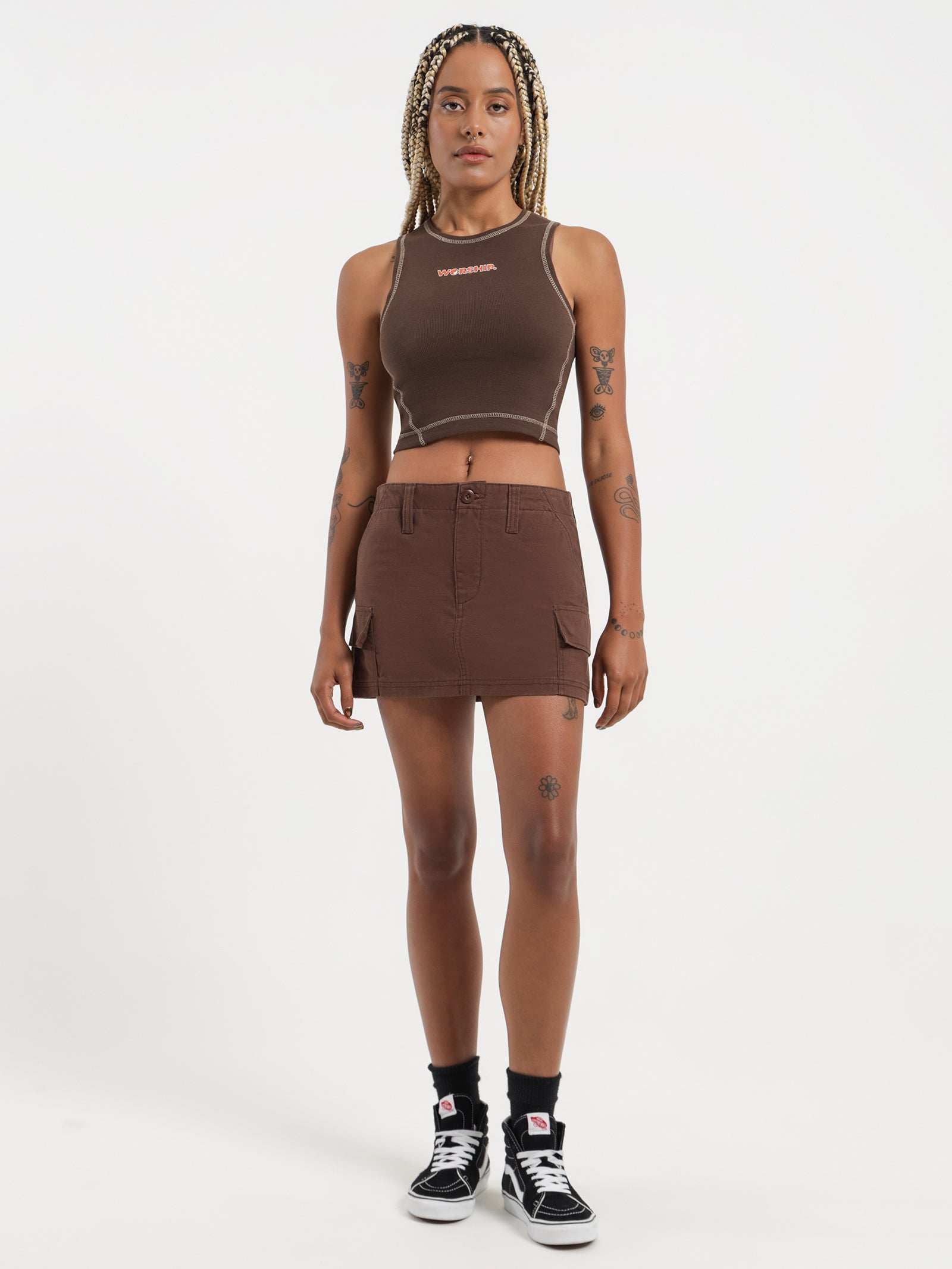 Rupture Mini Skirt