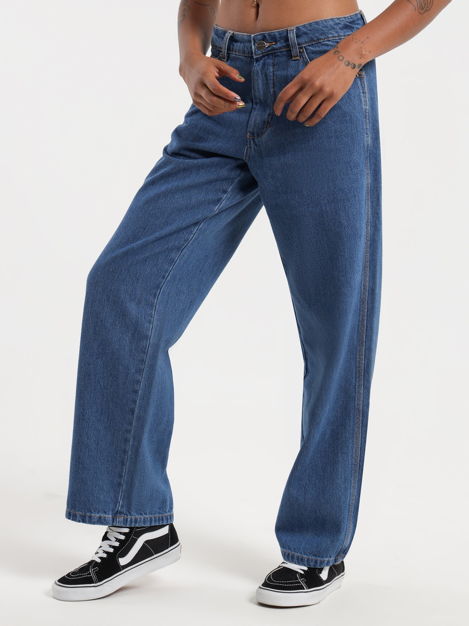 Worship Sloucher Jeans Electric Blue | Glue Store