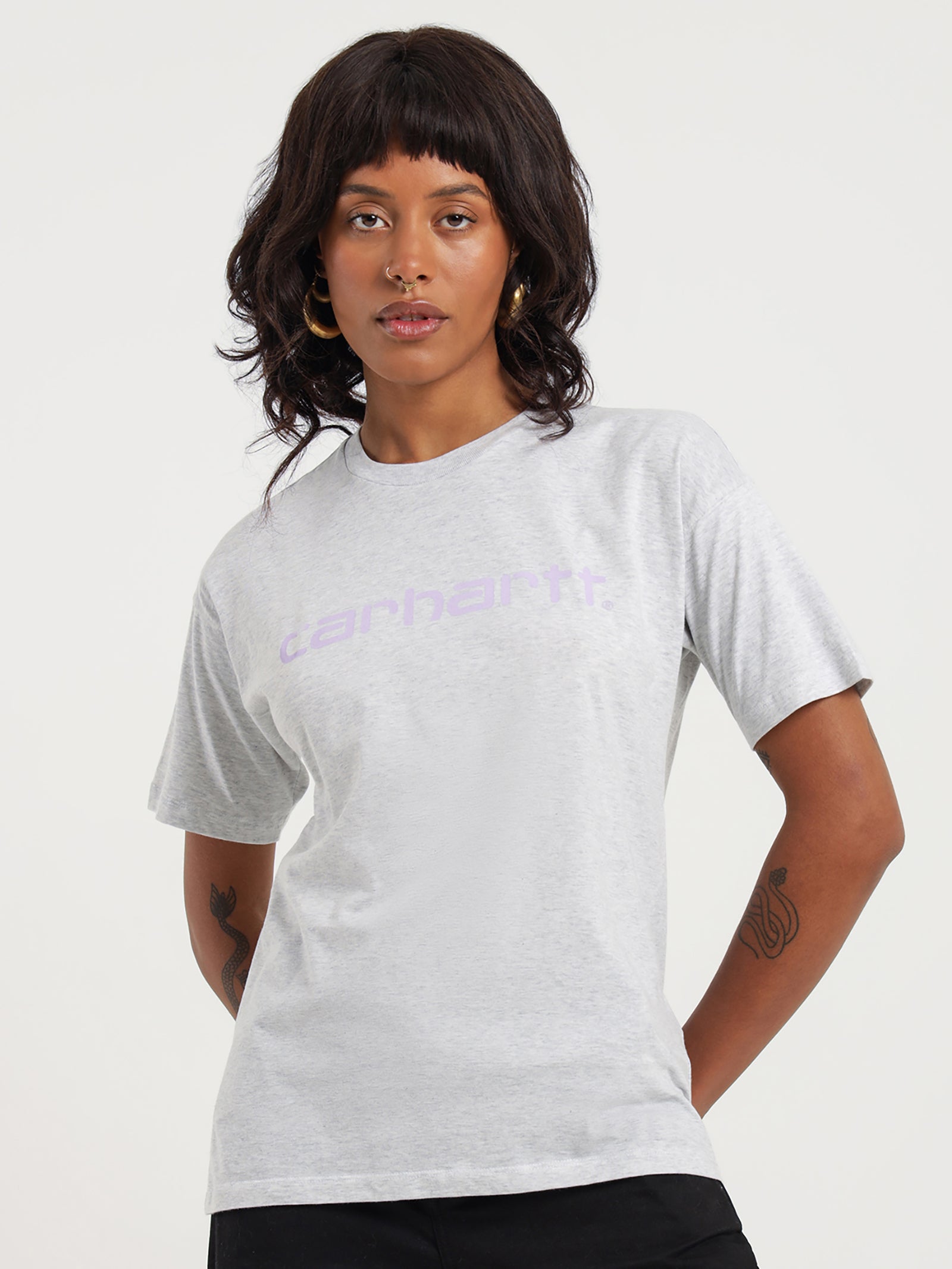 W' SS Script T-Shirt