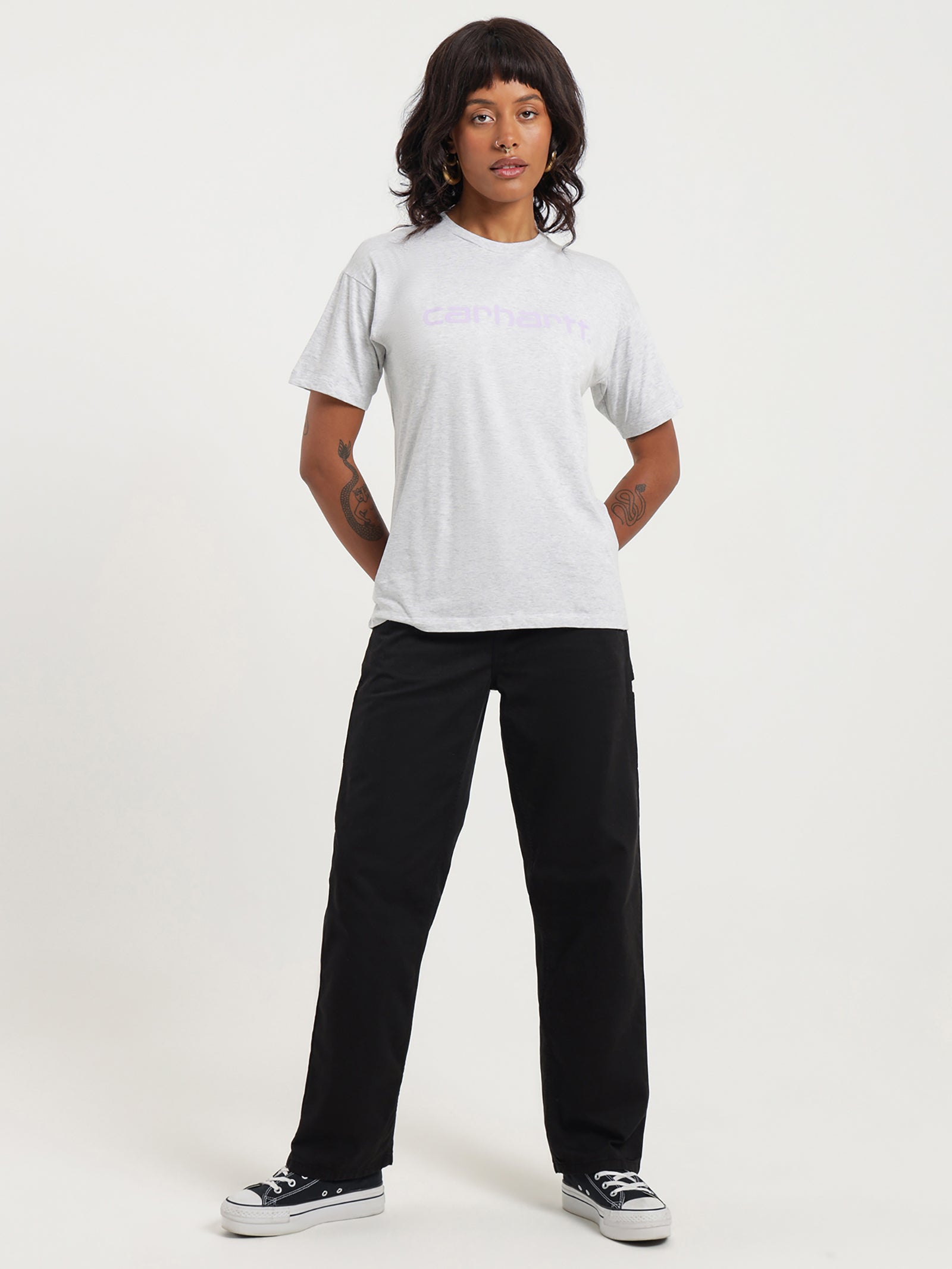 W' SS Script T-Shirt