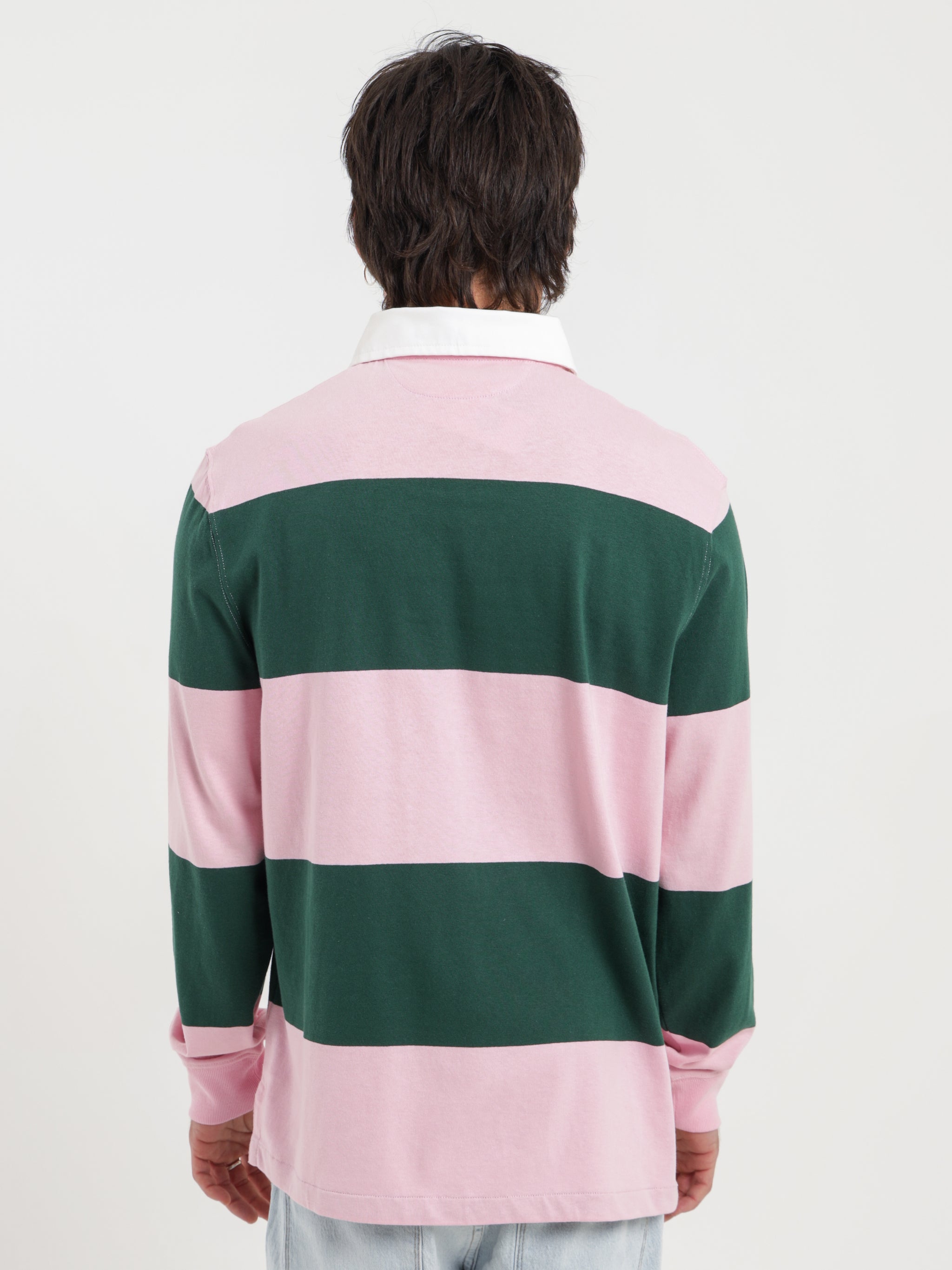 Polo Ralph Lauren Long Sleeve Rugby Shirt Pink | Glue Store
