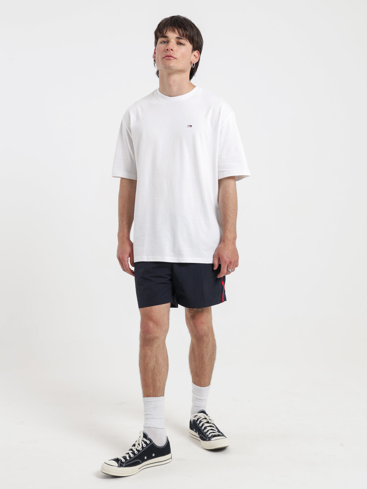 Tommy Hilfiger Essential Crew Neck Skate T-Shirt | White
