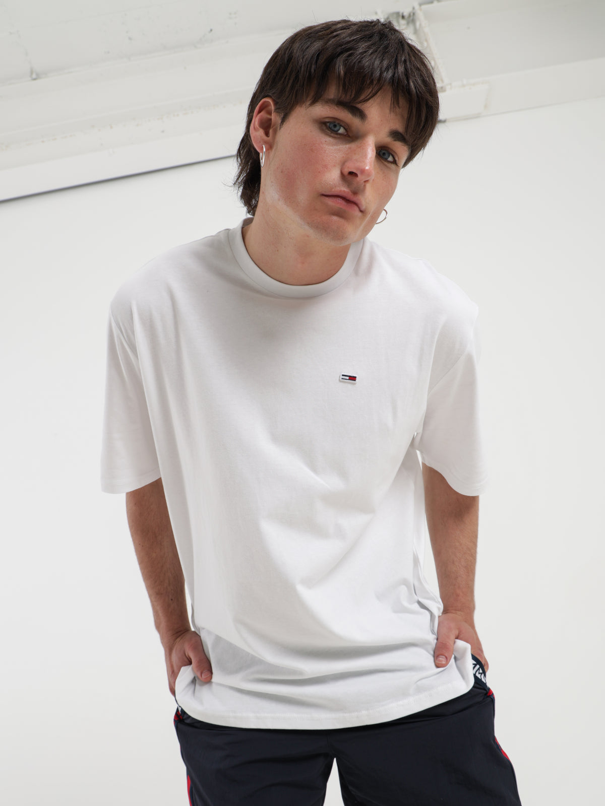 Essential Crew Neck Skate T-Shirt in White