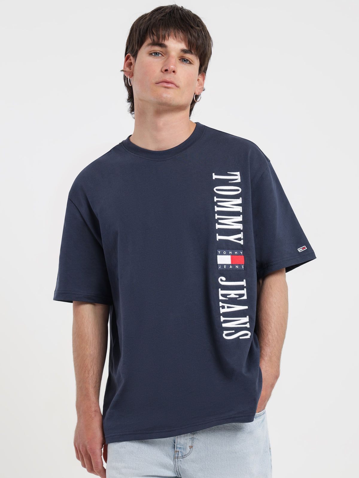 Logo Skater T-Shirt in Twilight Navy