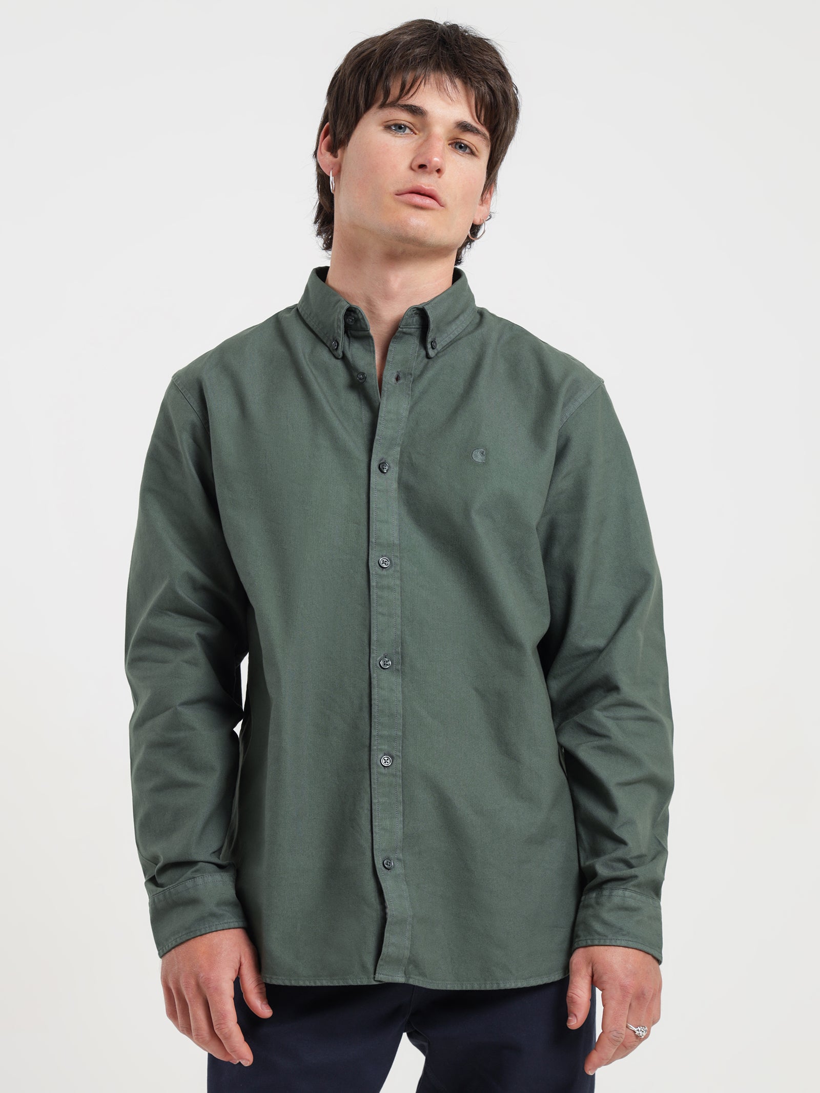 Sleeve Button Down Shirt Carhartt Long Sleeve Top Button Down