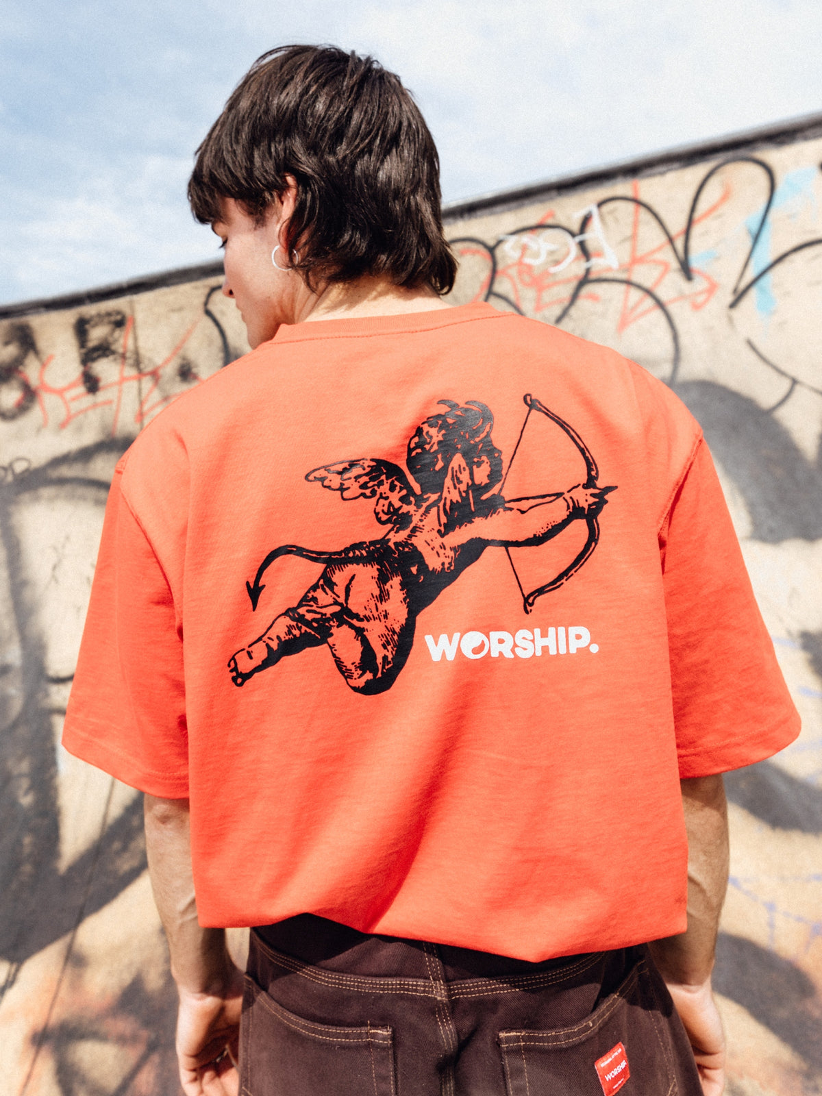 Worship Cherub T-Shirt | Red
