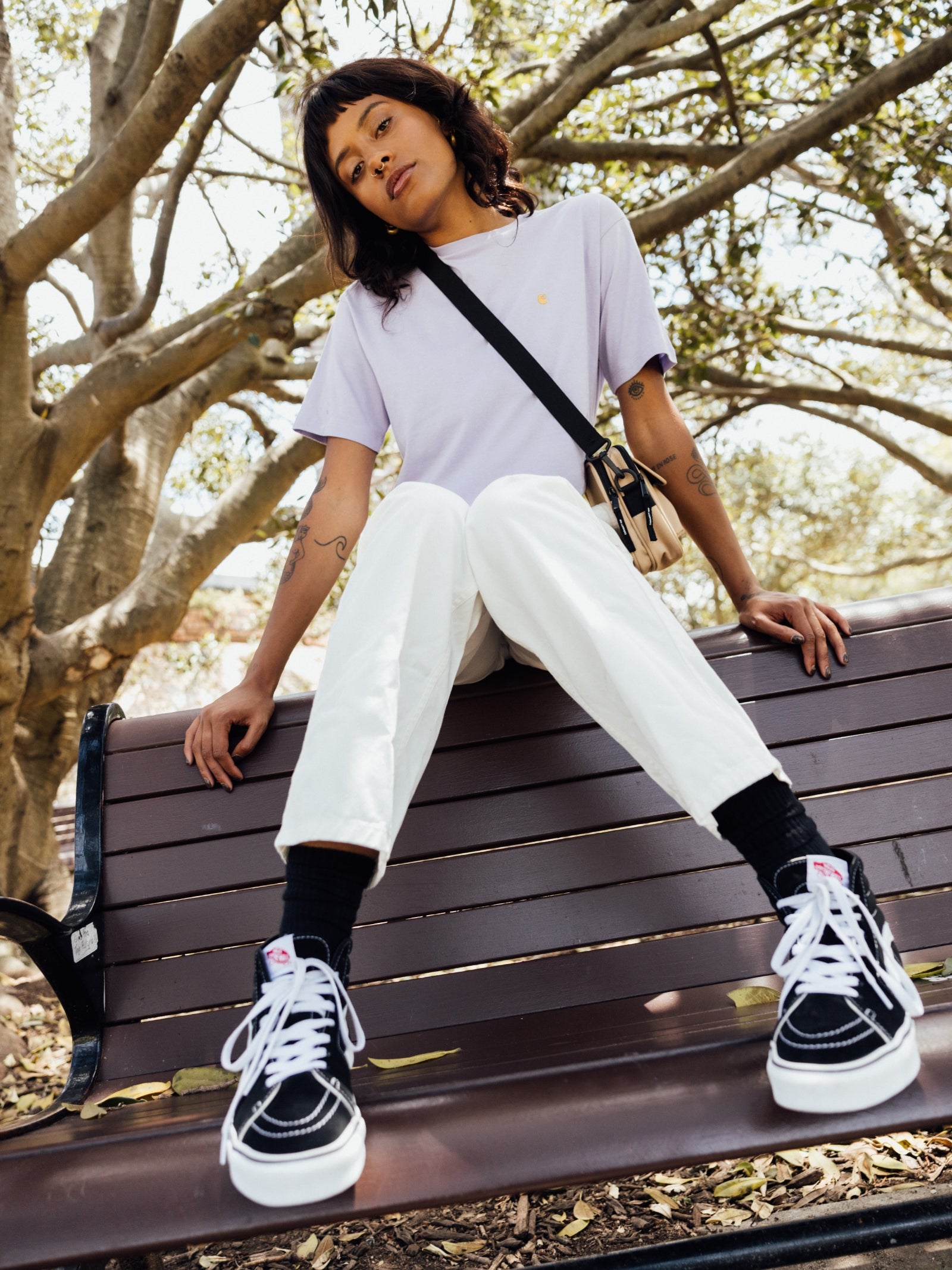 Aesthetic Outfits With Vans Carhartt Wip W' SS Chase T-Shirt Gold