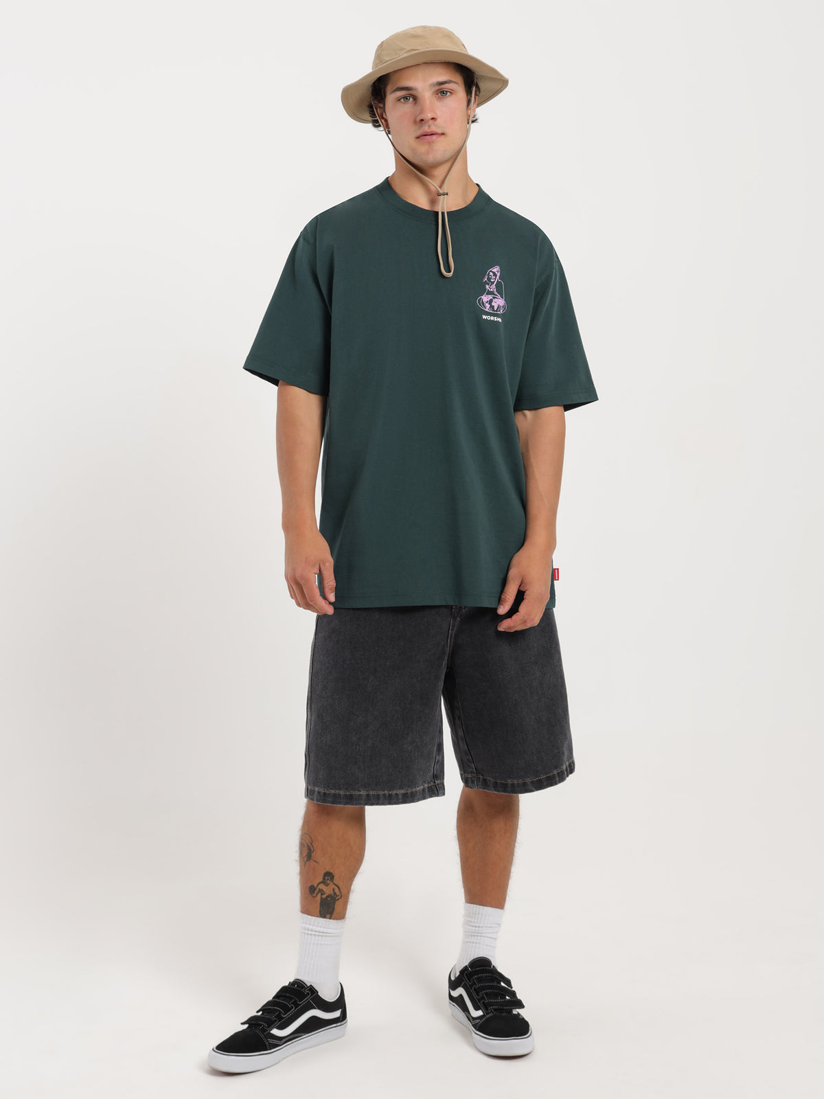 Location T-Shirt in Forest Green