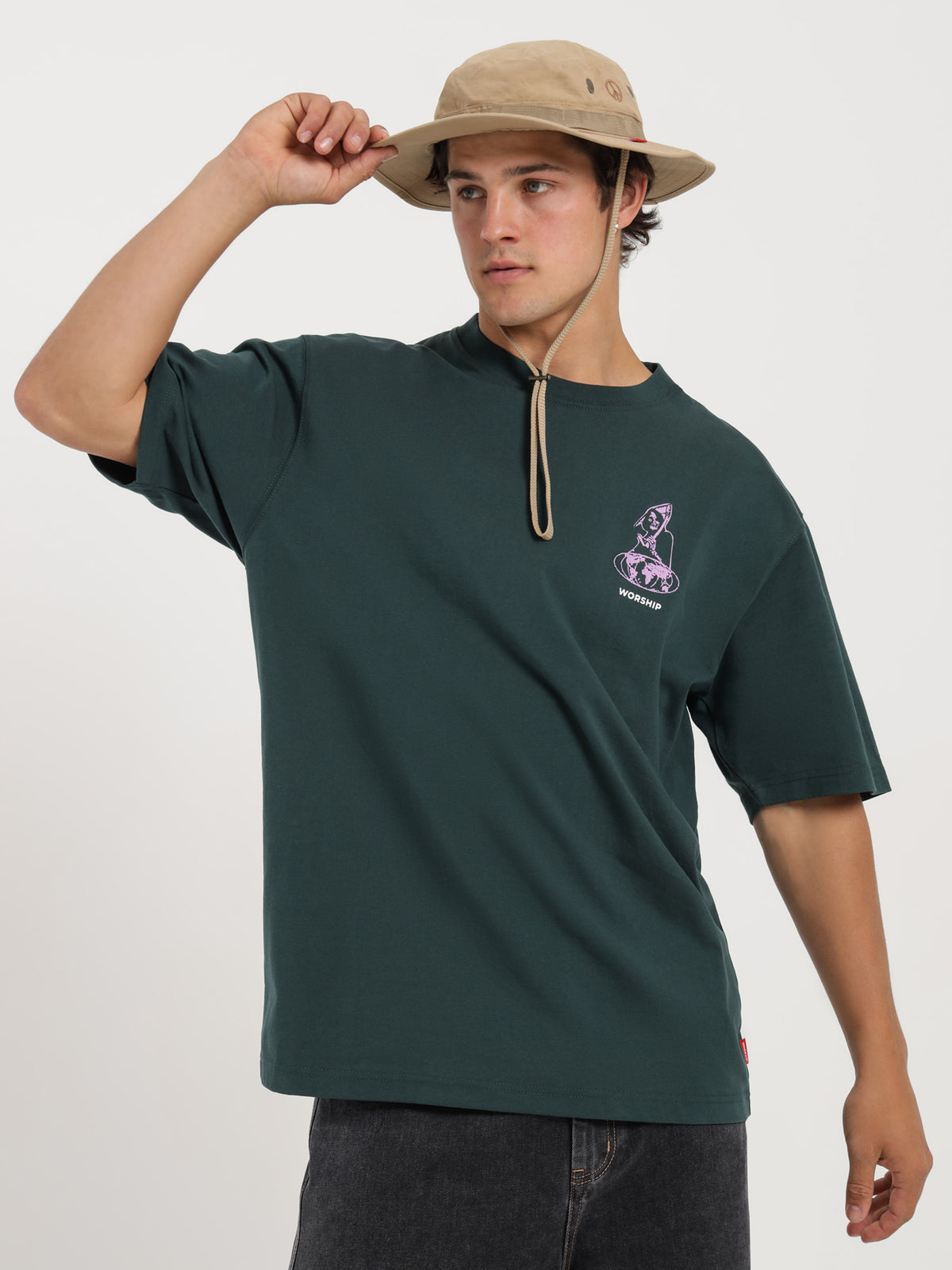 Location T-Shirt in Forest Green