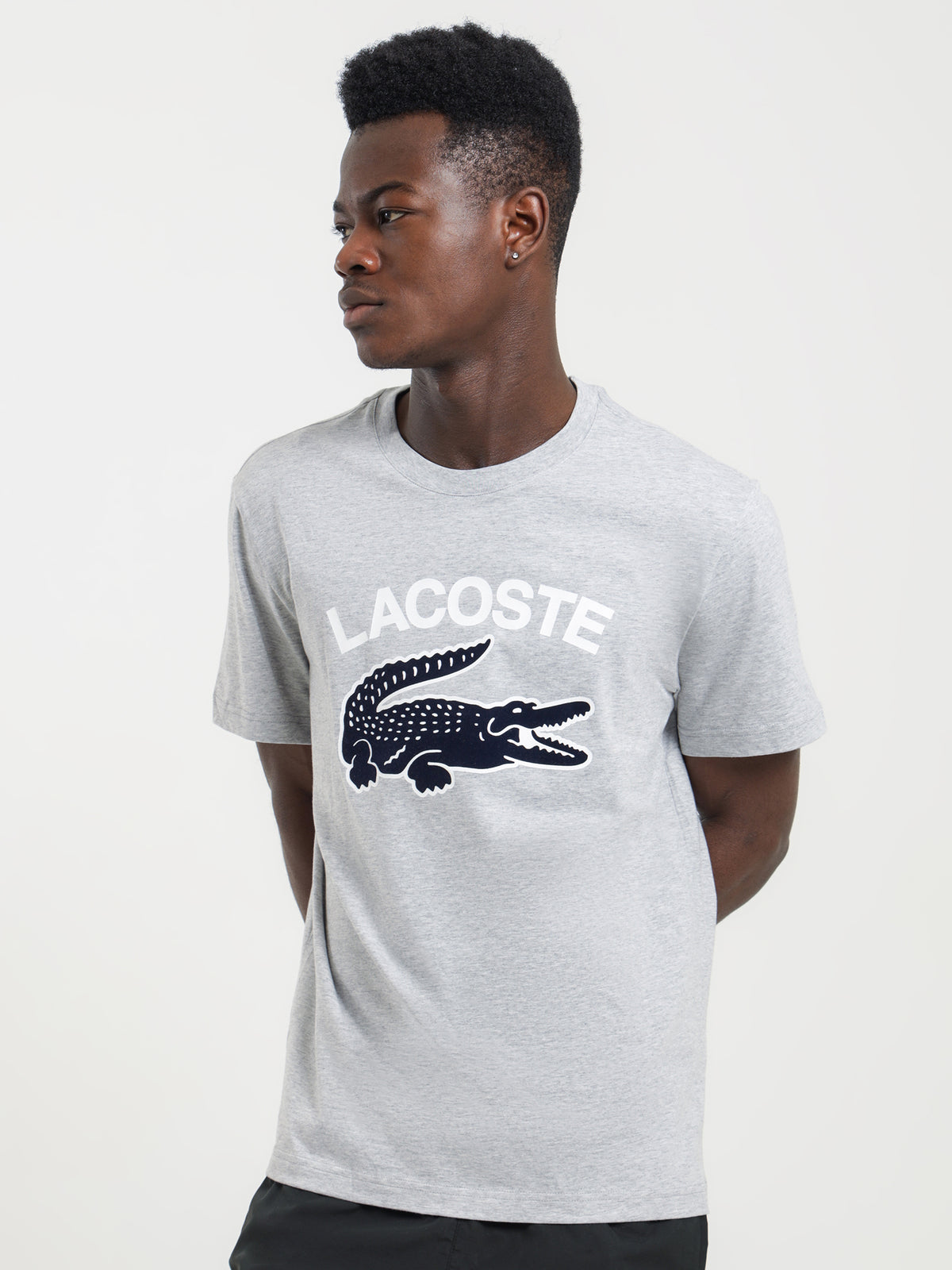 Graphic Big Croc T-Shirt in Grey