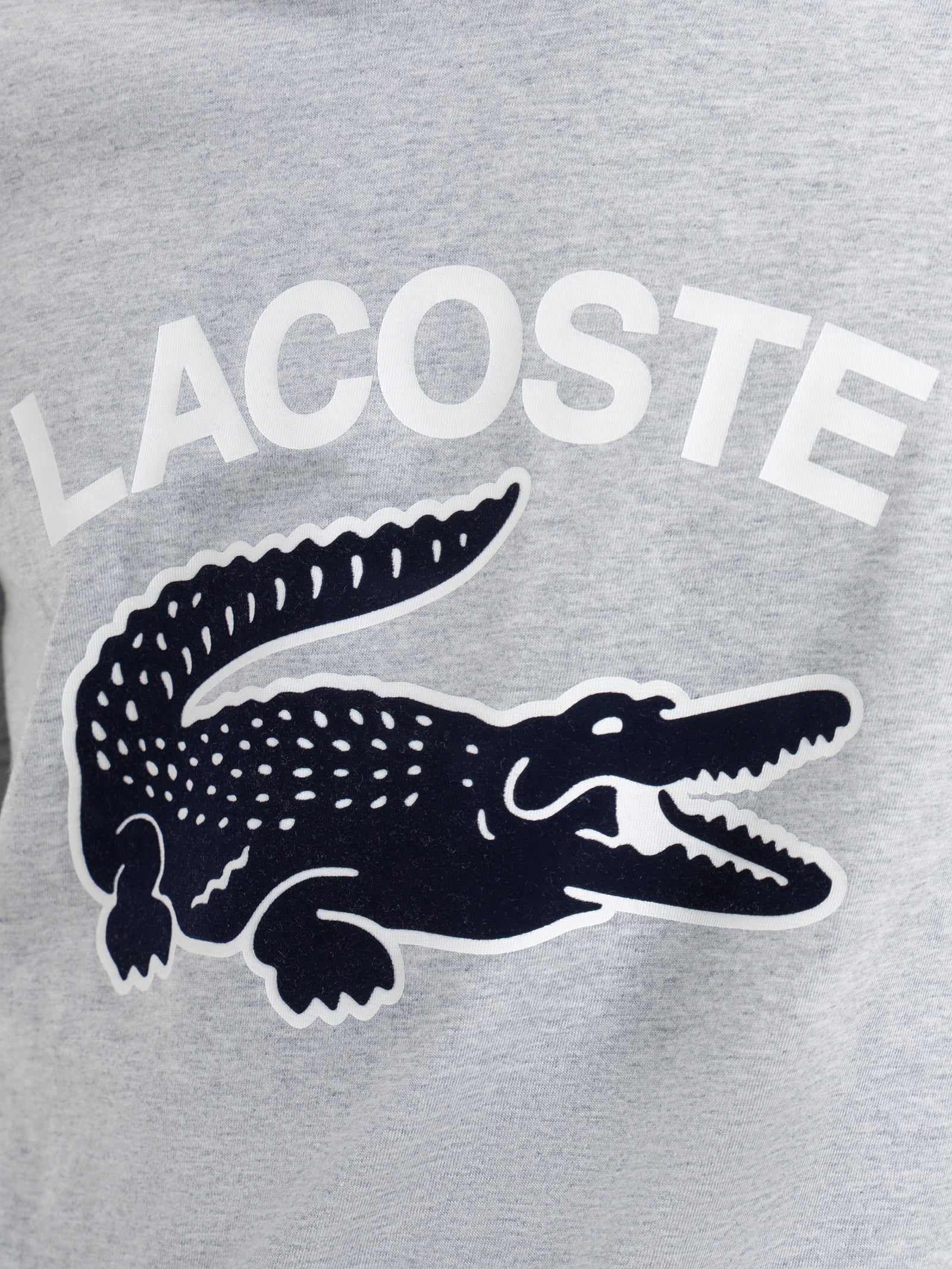 Lacoste Graphic Big Croc T-Shirt Grey Glue Store