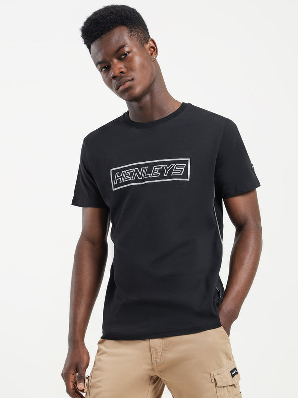 Master Reflective T-Shirt in Black - Glue Store