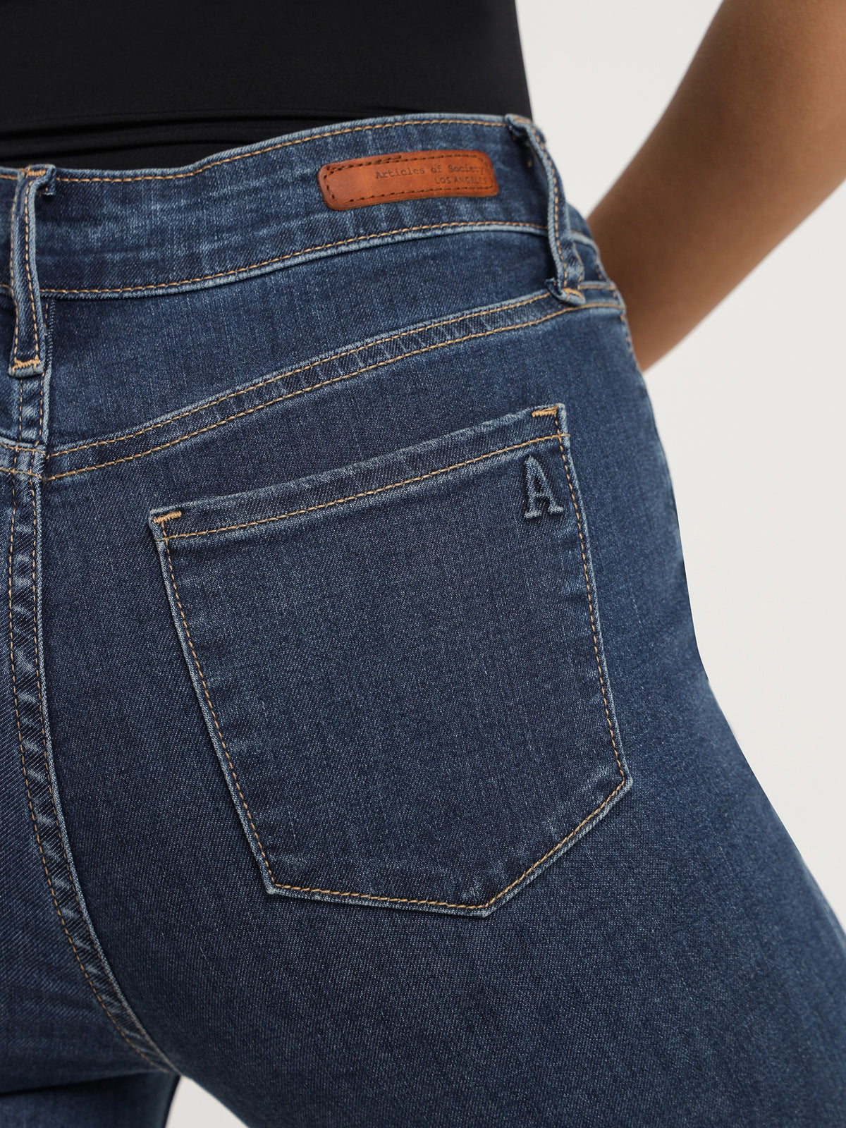 Articles Of Society High Lisa Skinny Jeans | Dark Medium Rinse