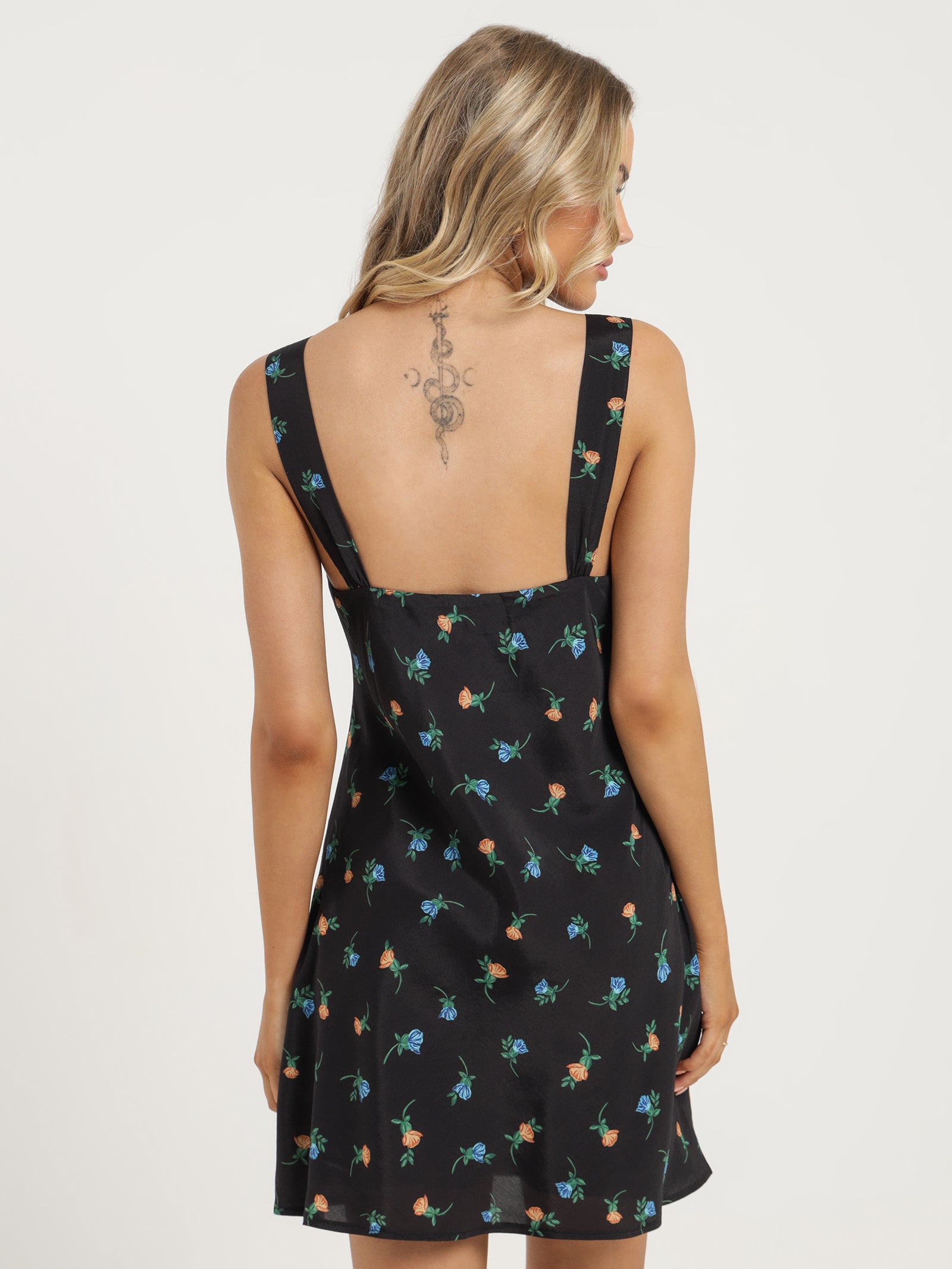 Lover Mini Dress in Forget Me Not