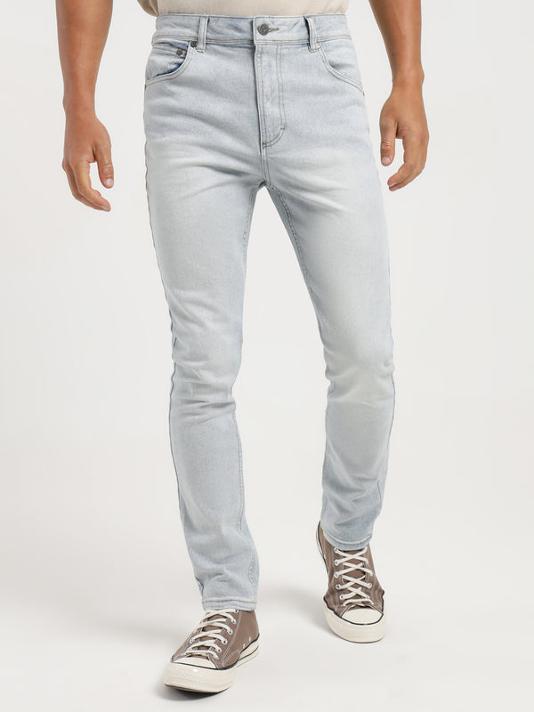 Zane Skinny Jeans in Blue - Glue Store